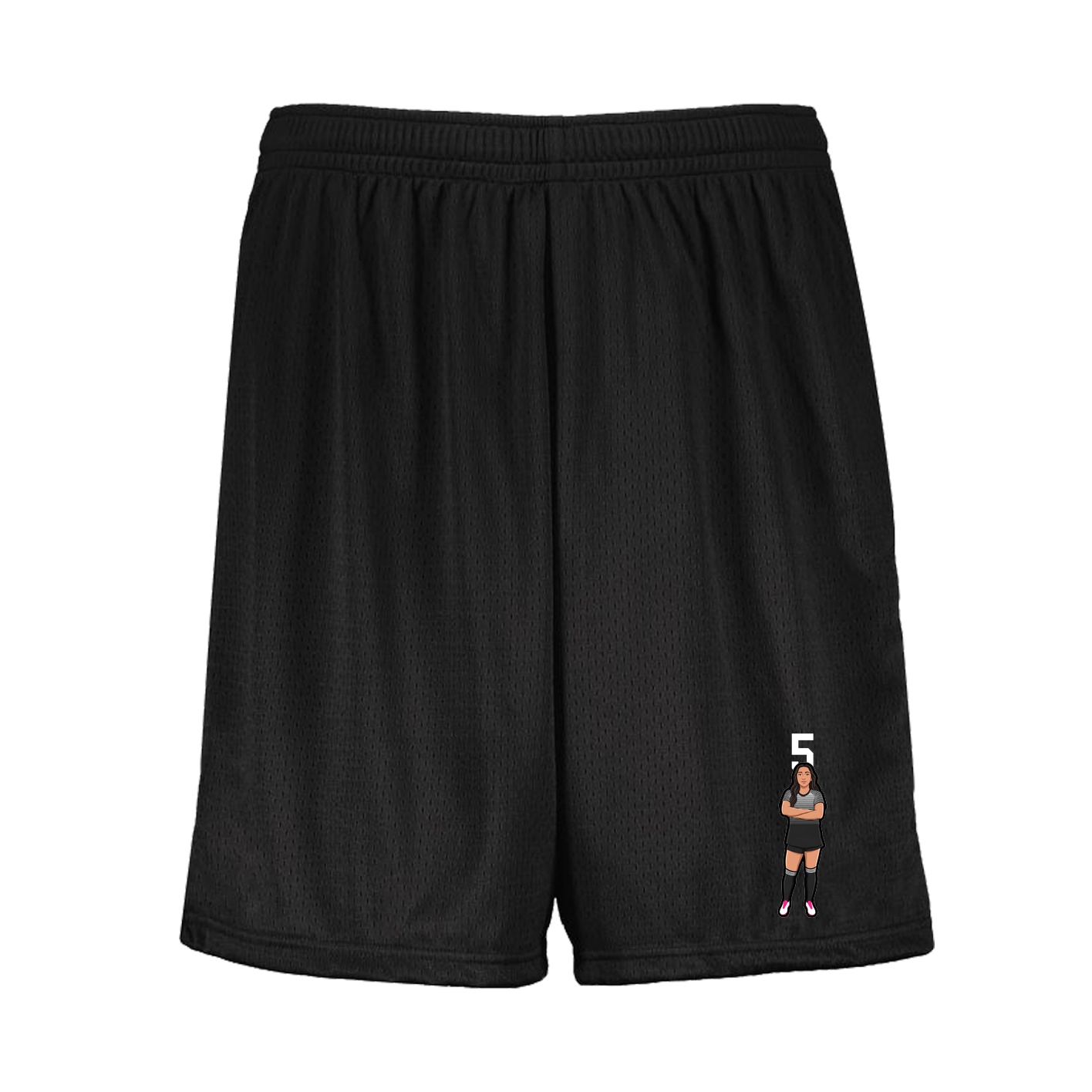 Shorts — Number Top in Black