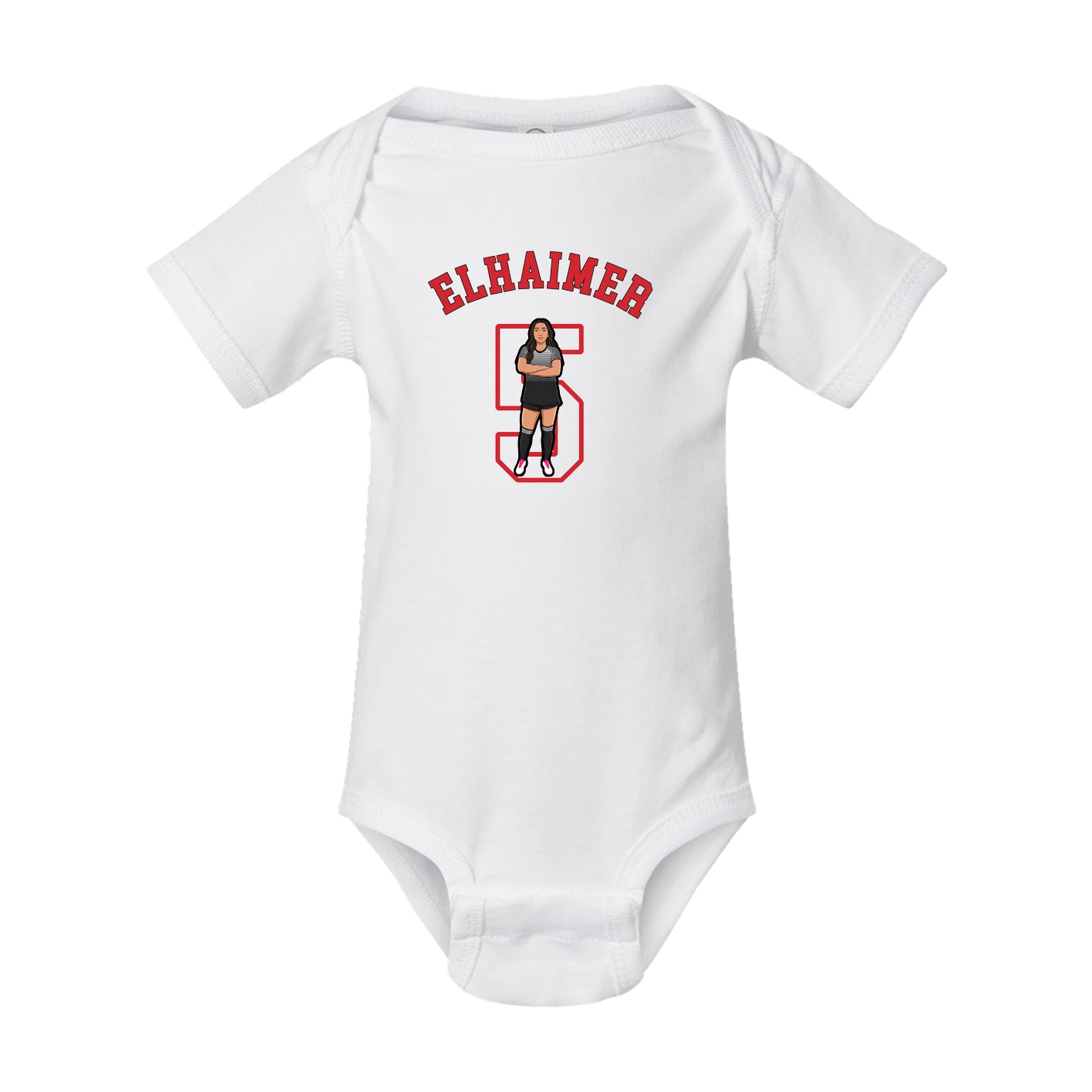 Baby Onesie — Shirsey Arch in White