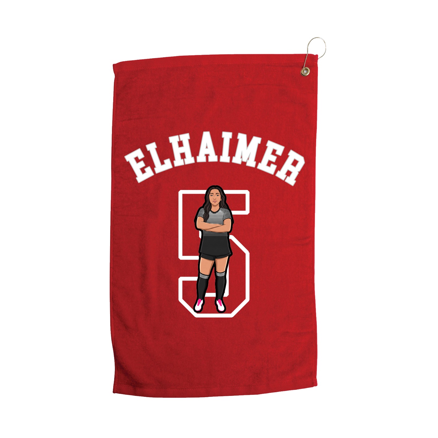 Golf Towel — Shirsey Arch in Red