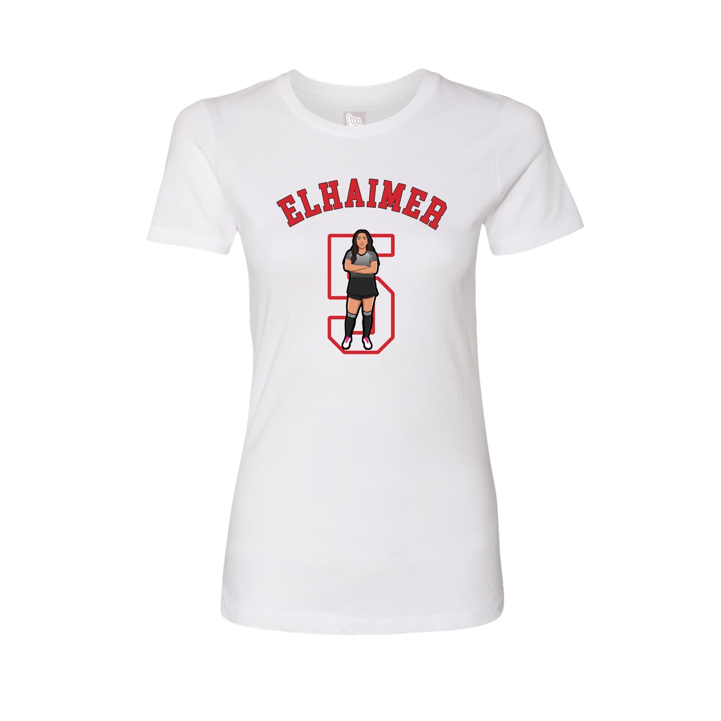 Womens Tee — Shirsey Arch in White