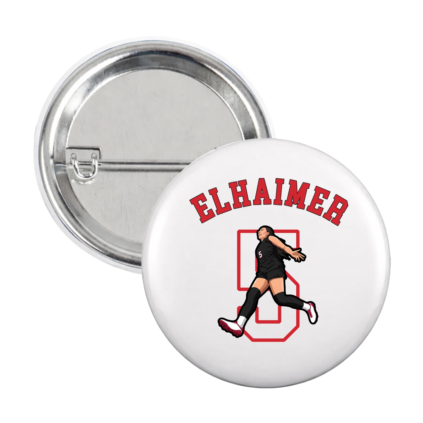 Game Day Button — Shirsey Arch in White