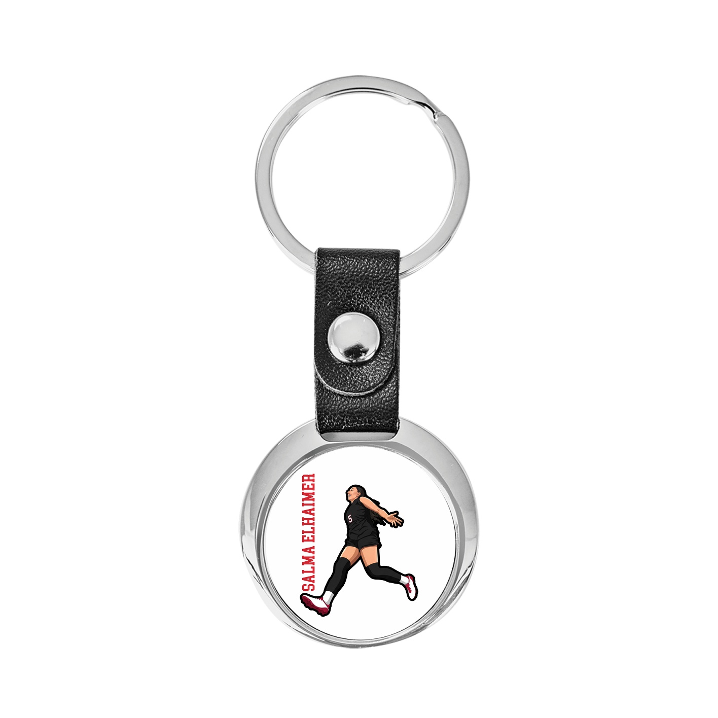 Key Chain — Name Vertical in Classic