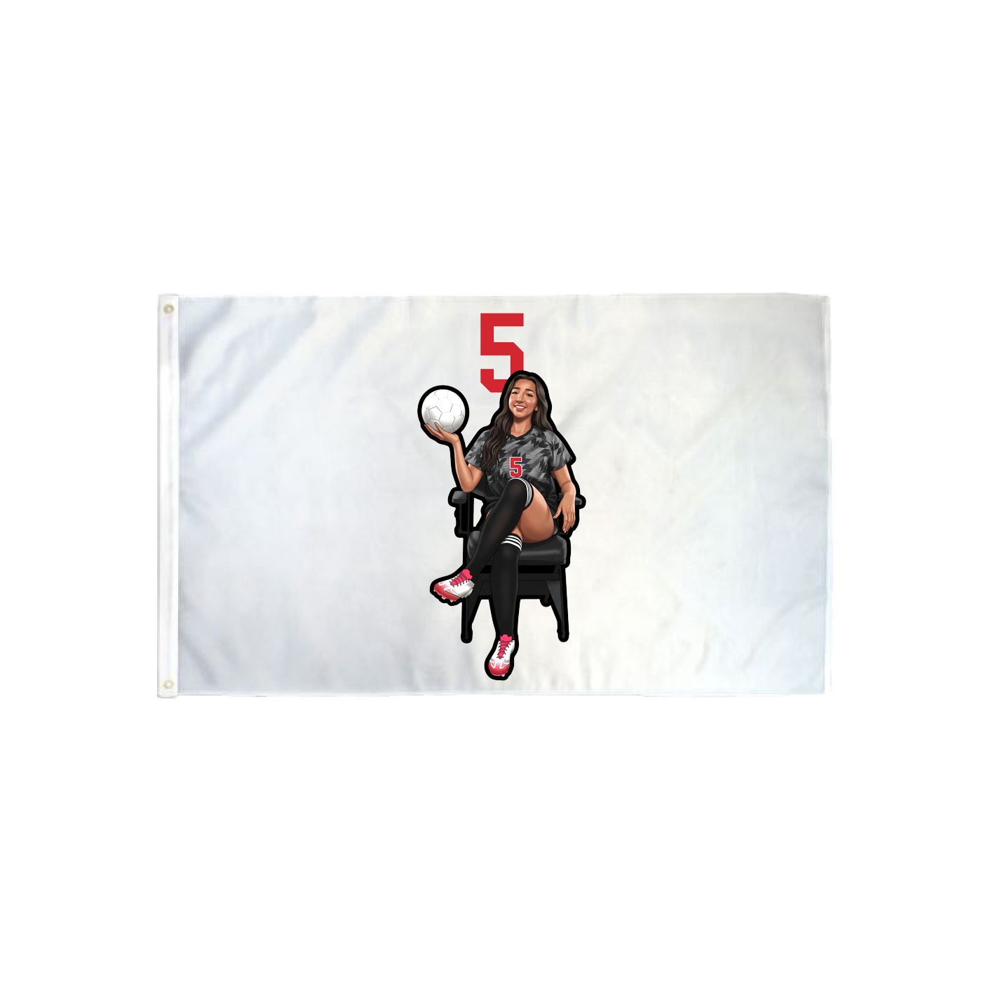 3x5 Flag — Number Top in Classic