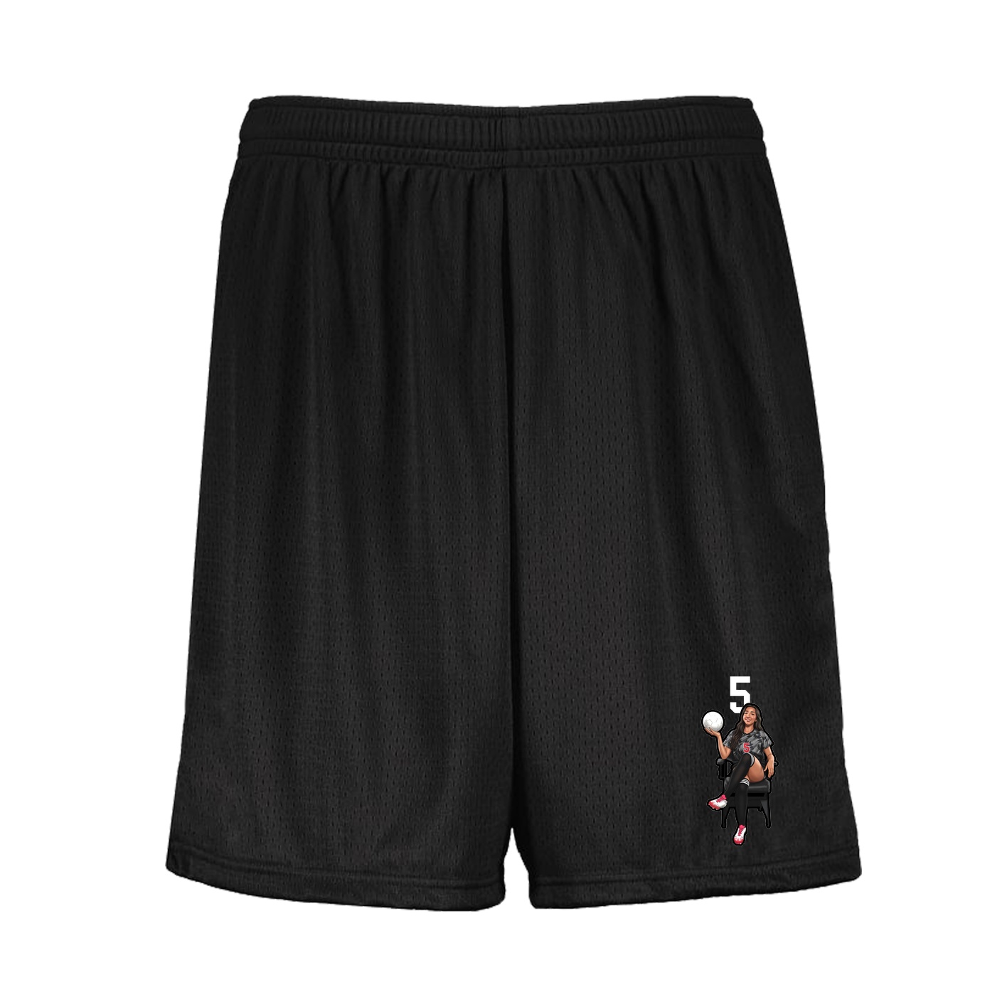 Shorts — Number Top in Black