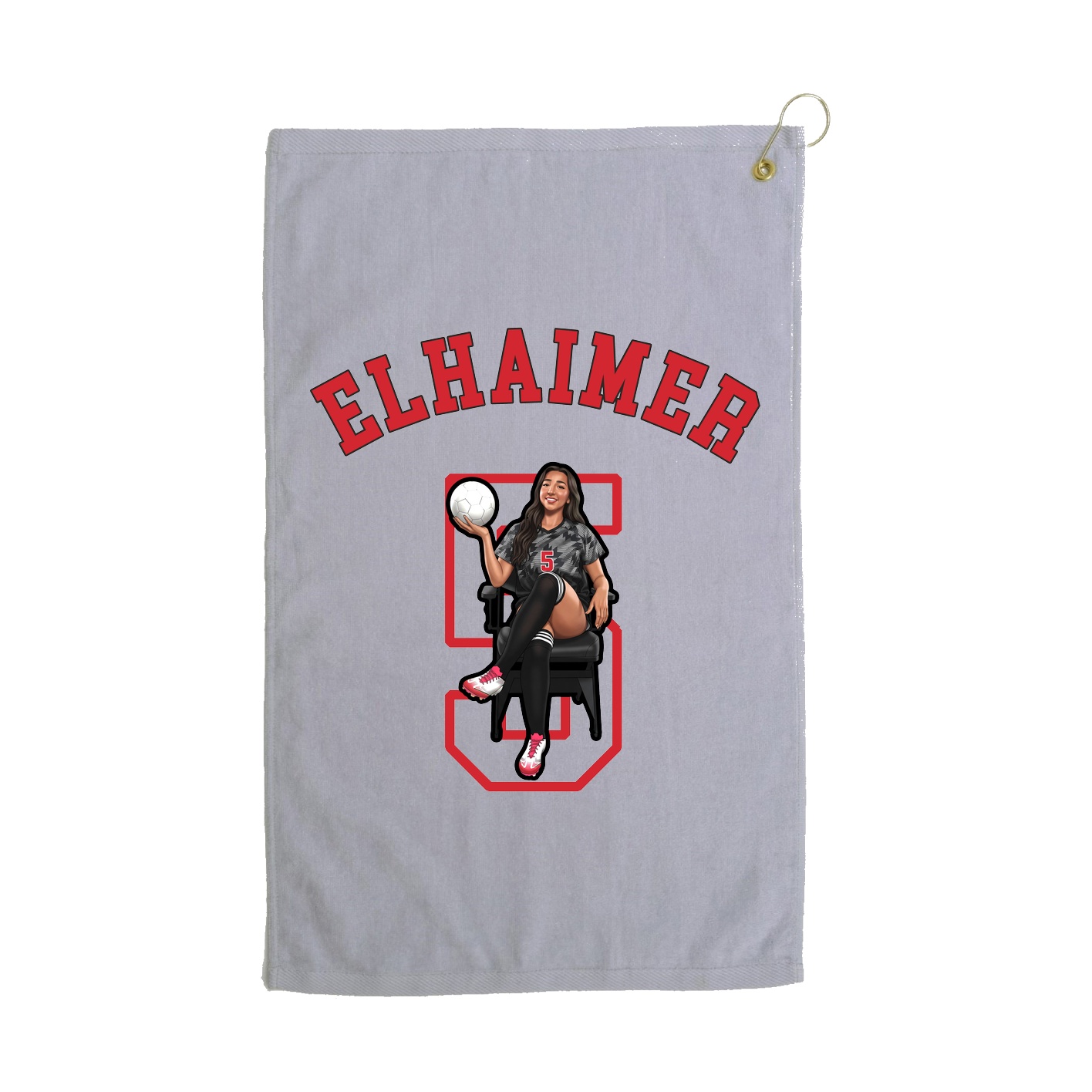 Golf Towel — Shirsey Arch in Grey