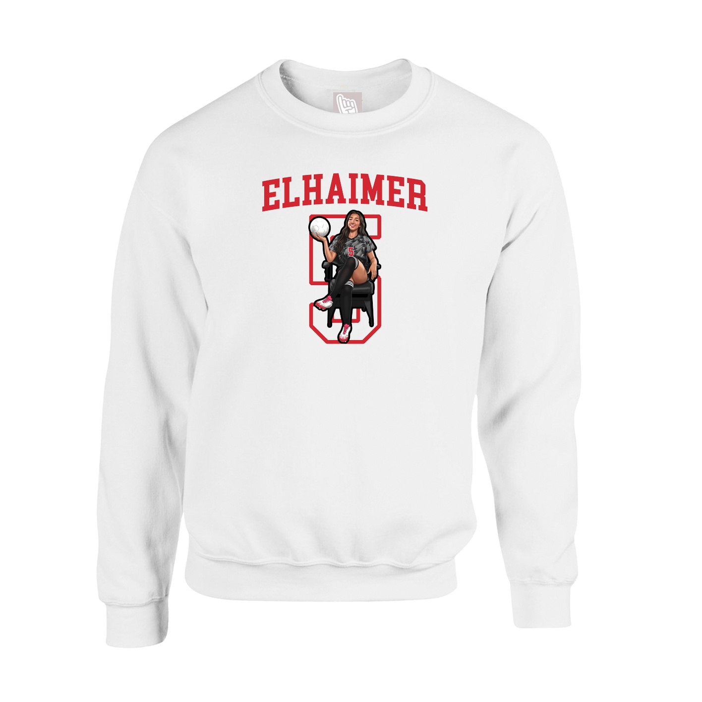 Fleece Crew — Shirsey in White