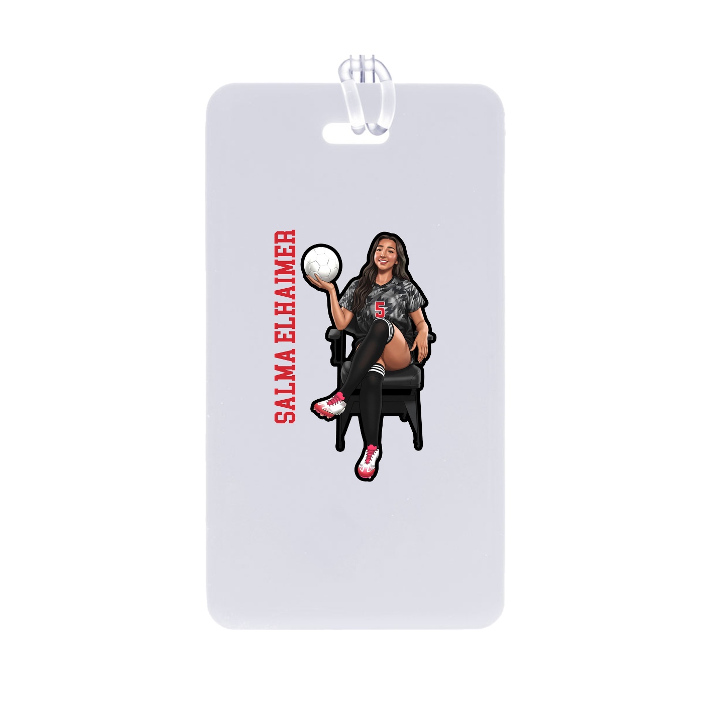 Bag Tag — Name Vertical in Classic