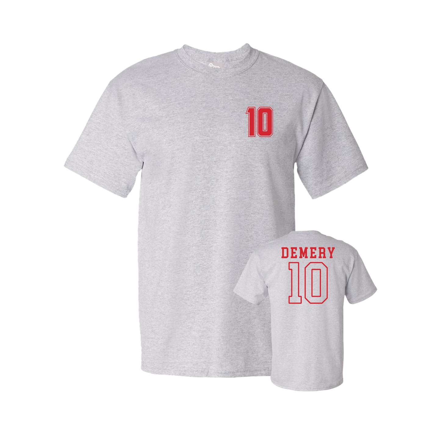Tee — Chest Back in Grey