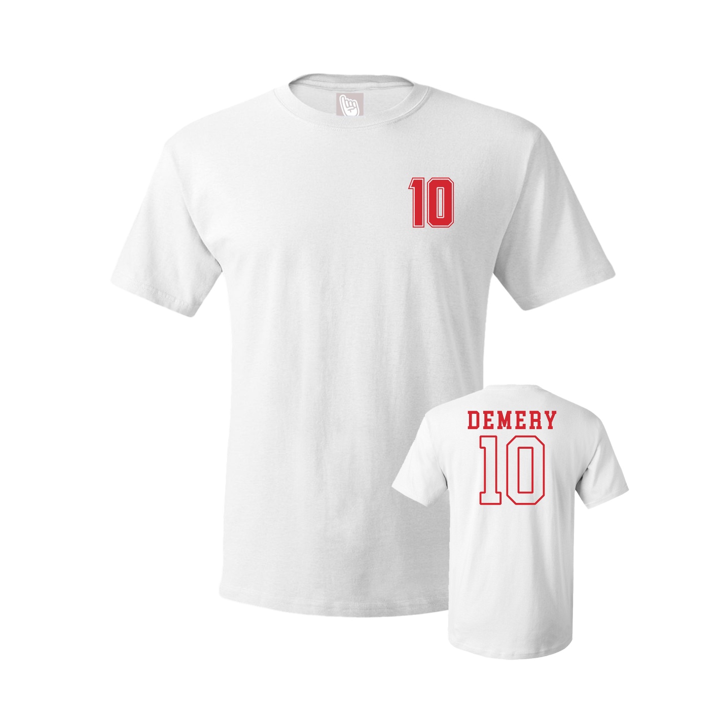 Tee — Chest Back in White