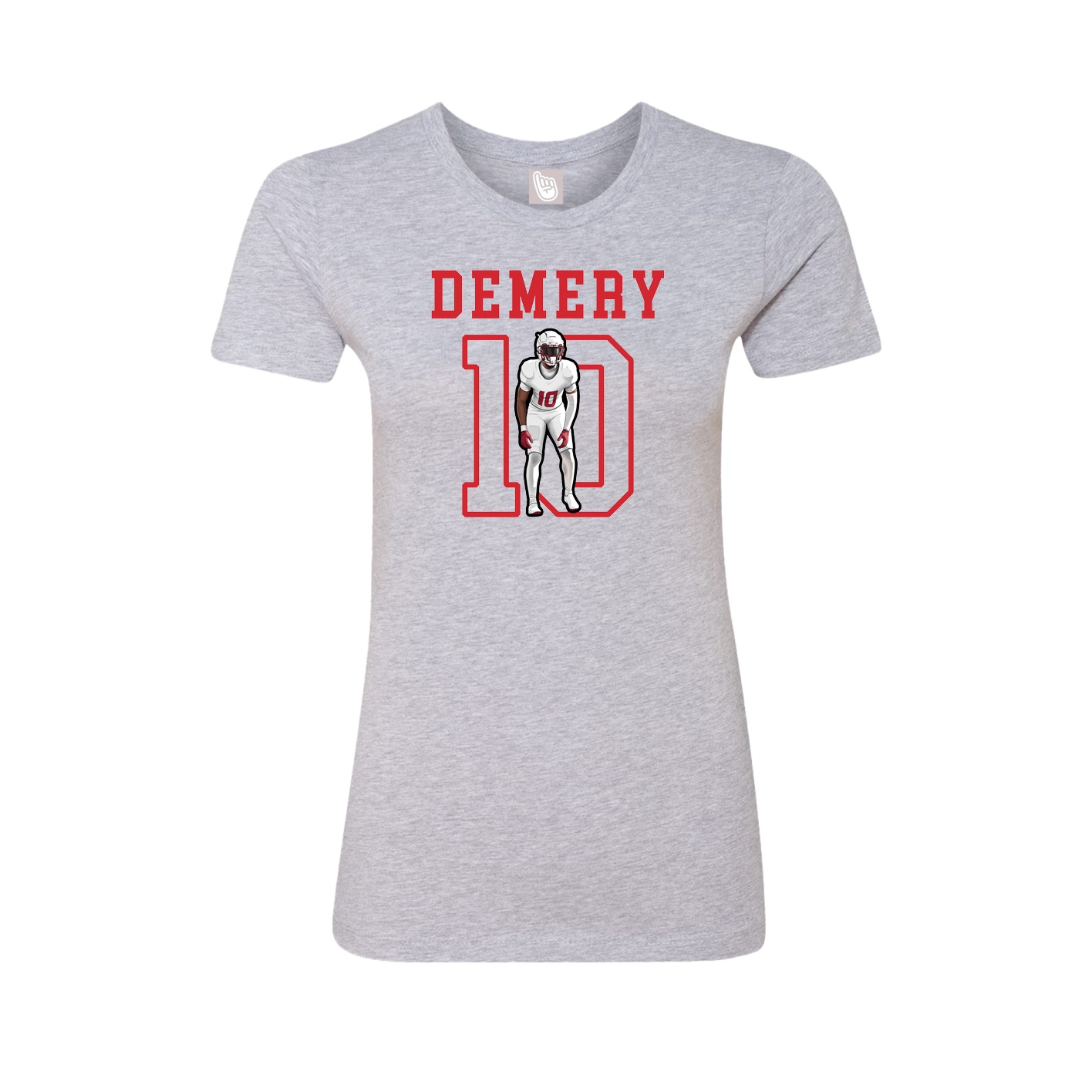 Fitted Women's Tee — Shirsey in Grey