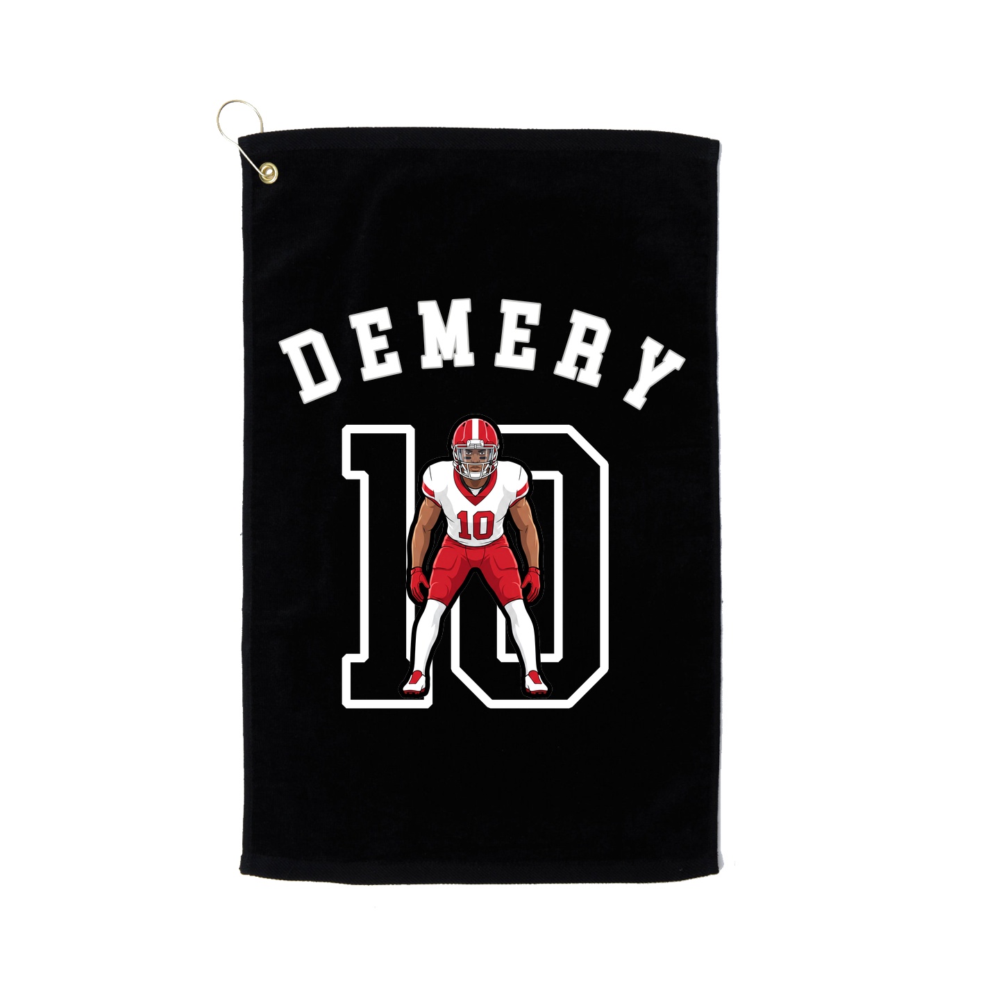 Golf Towel — Shirsey Arch in Black