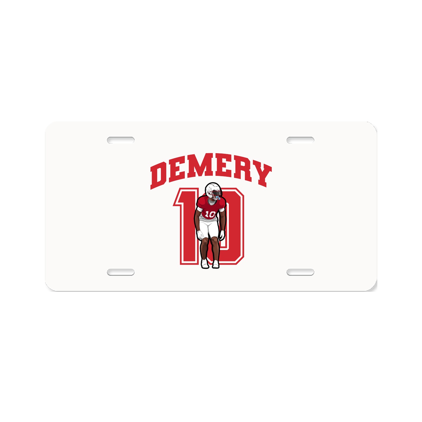 License Plate — Number in Classic