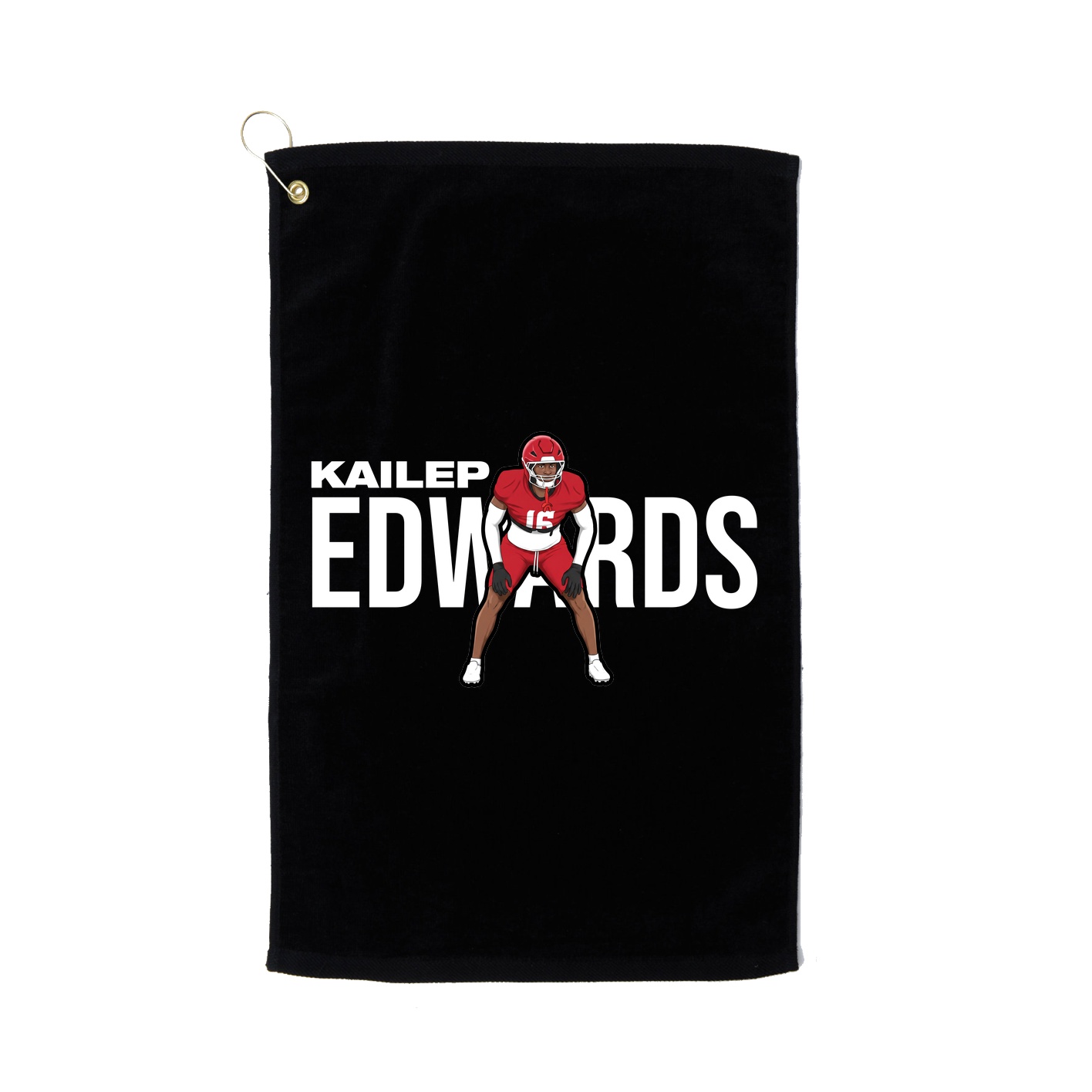 Golf Towel — Player Name in Black