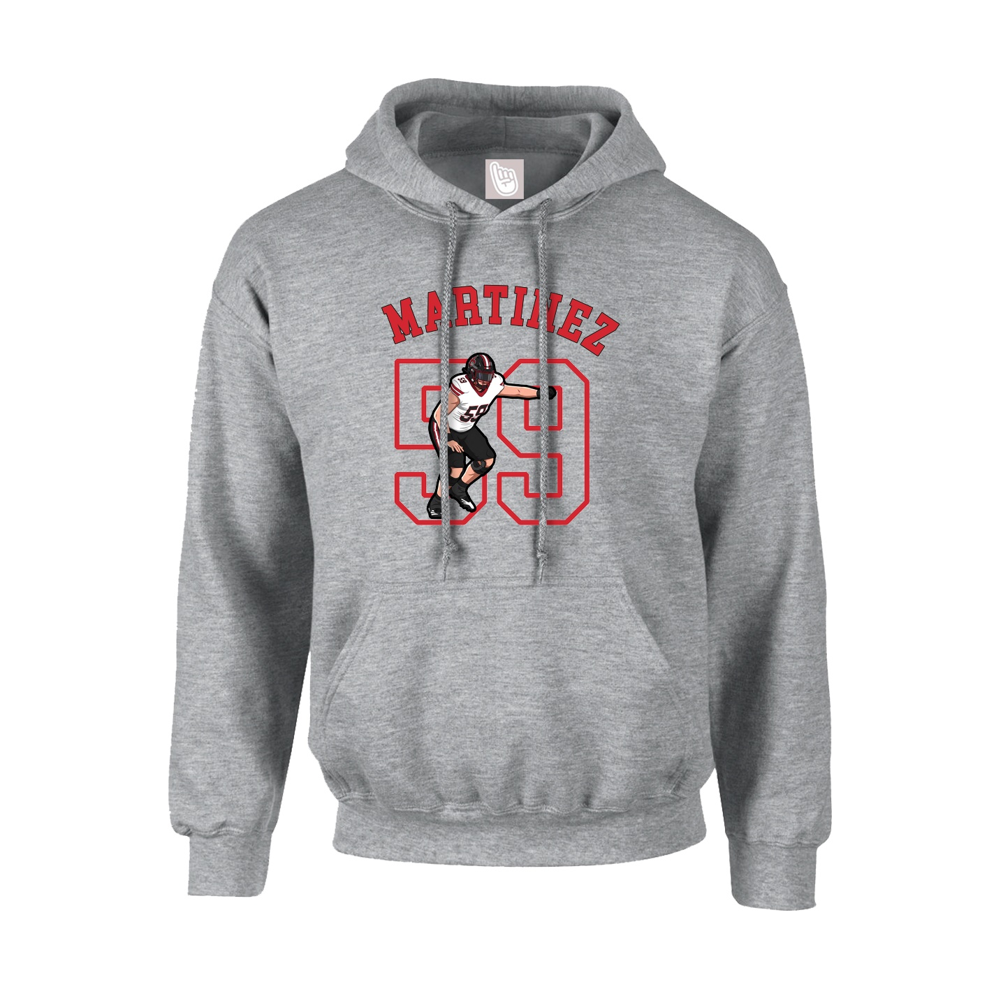Hoodie — Shirsey Arch in Grey