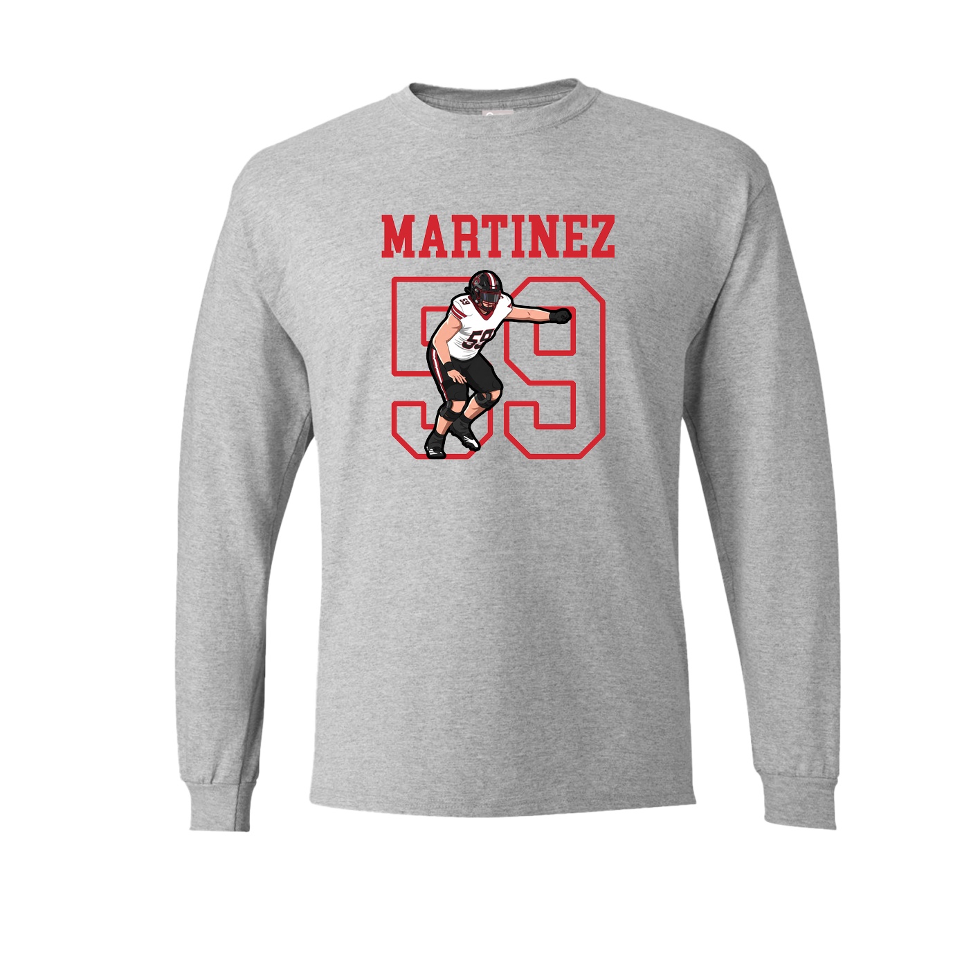 Long Sleeve Tee — Shirsey in Grey