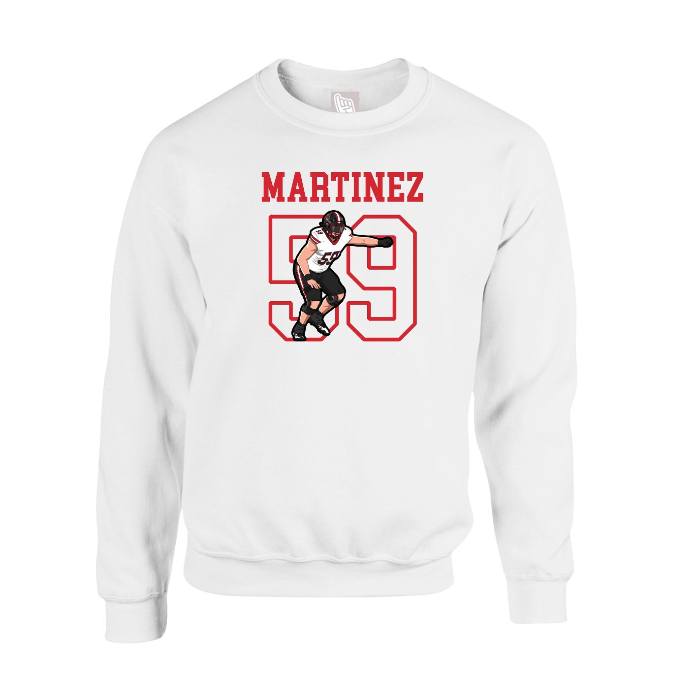 Fleece Crew — Shirsey in White