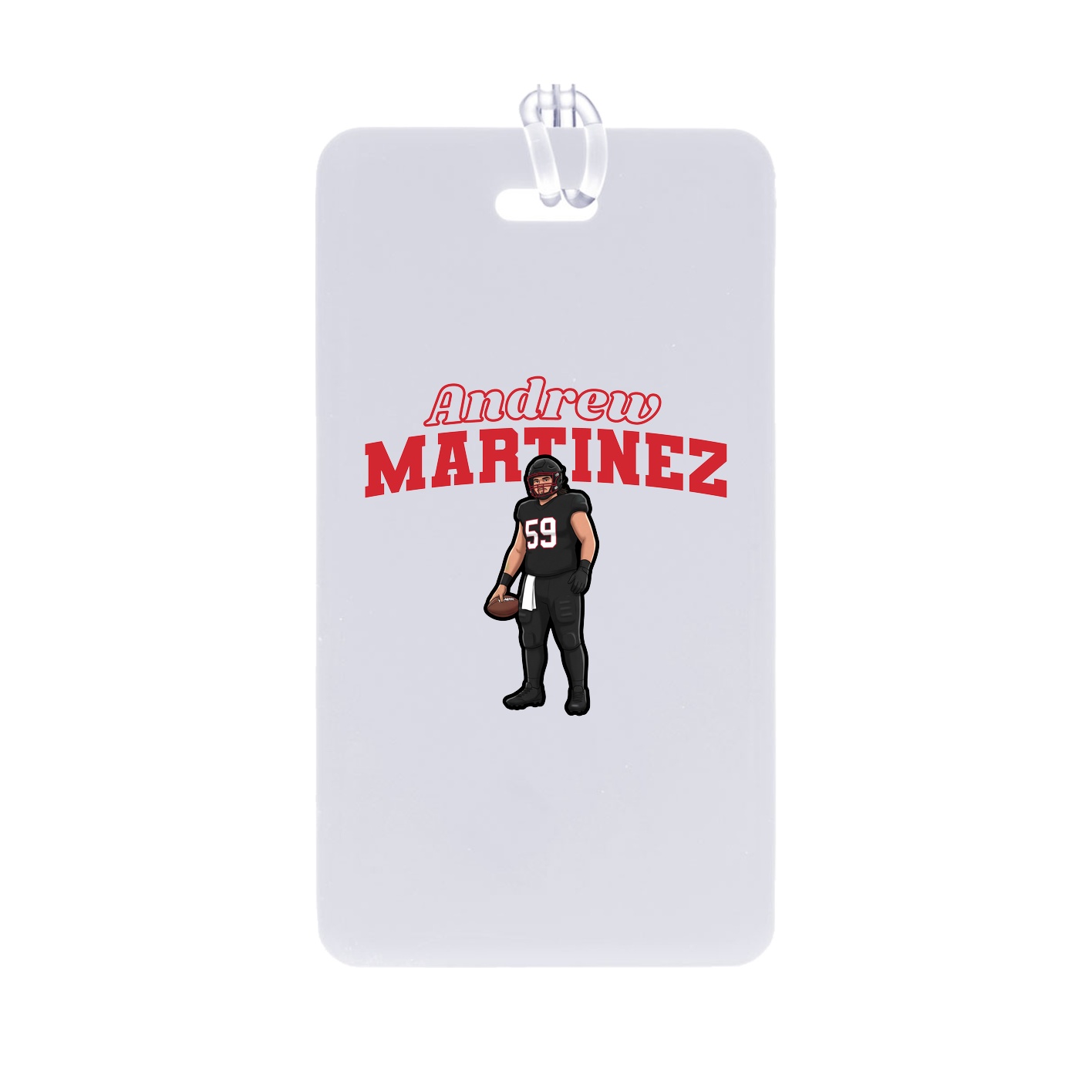 Bag Tag — Name Arch in Classic