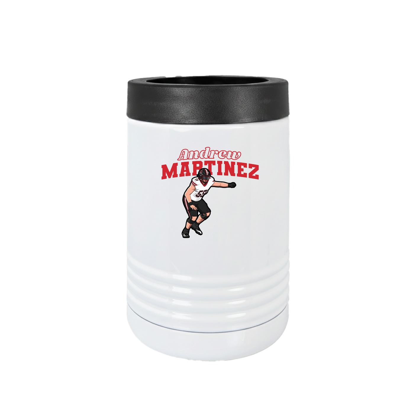 Beverage Holder — Name Arch in White