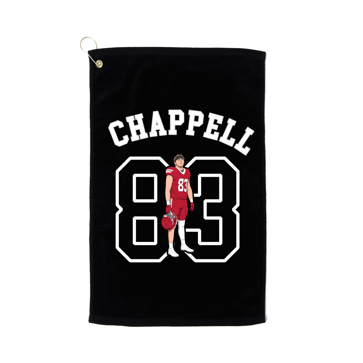 Golf Towel — Shirsey Arch in Black