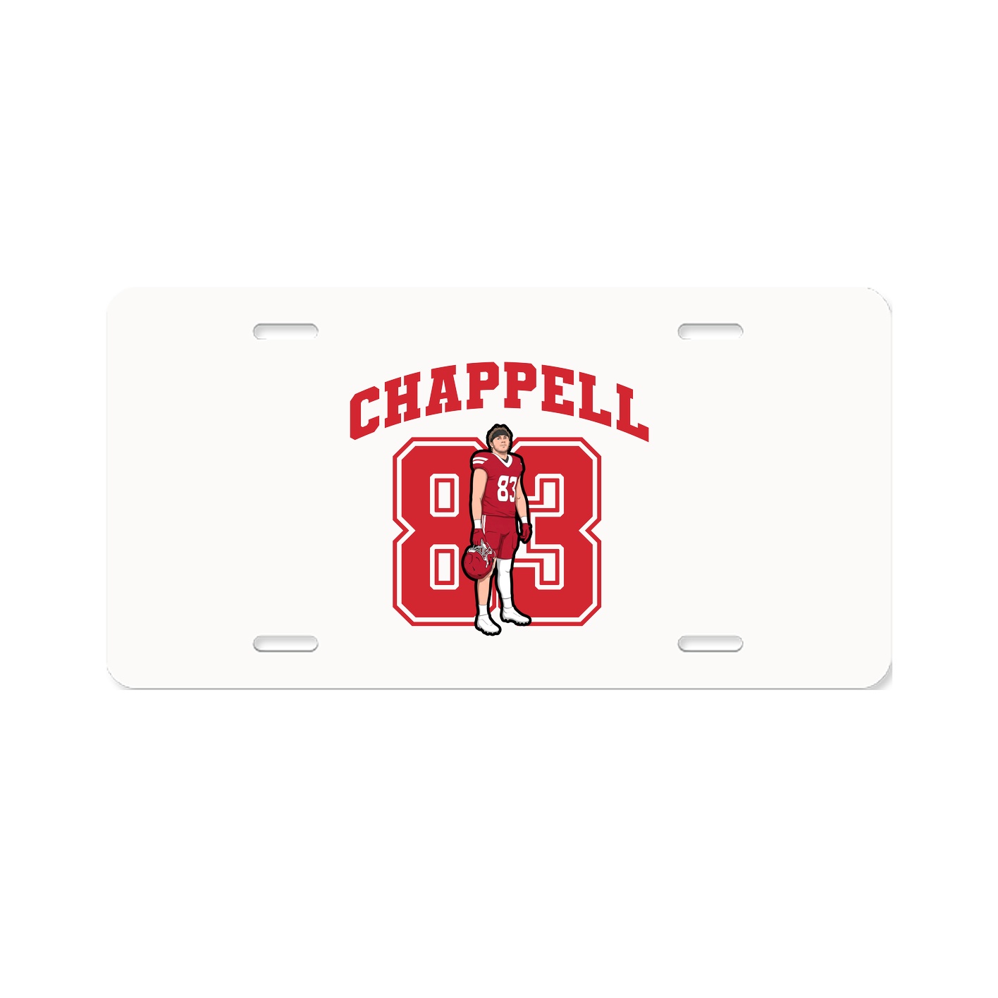 License Plate — Number in Classic