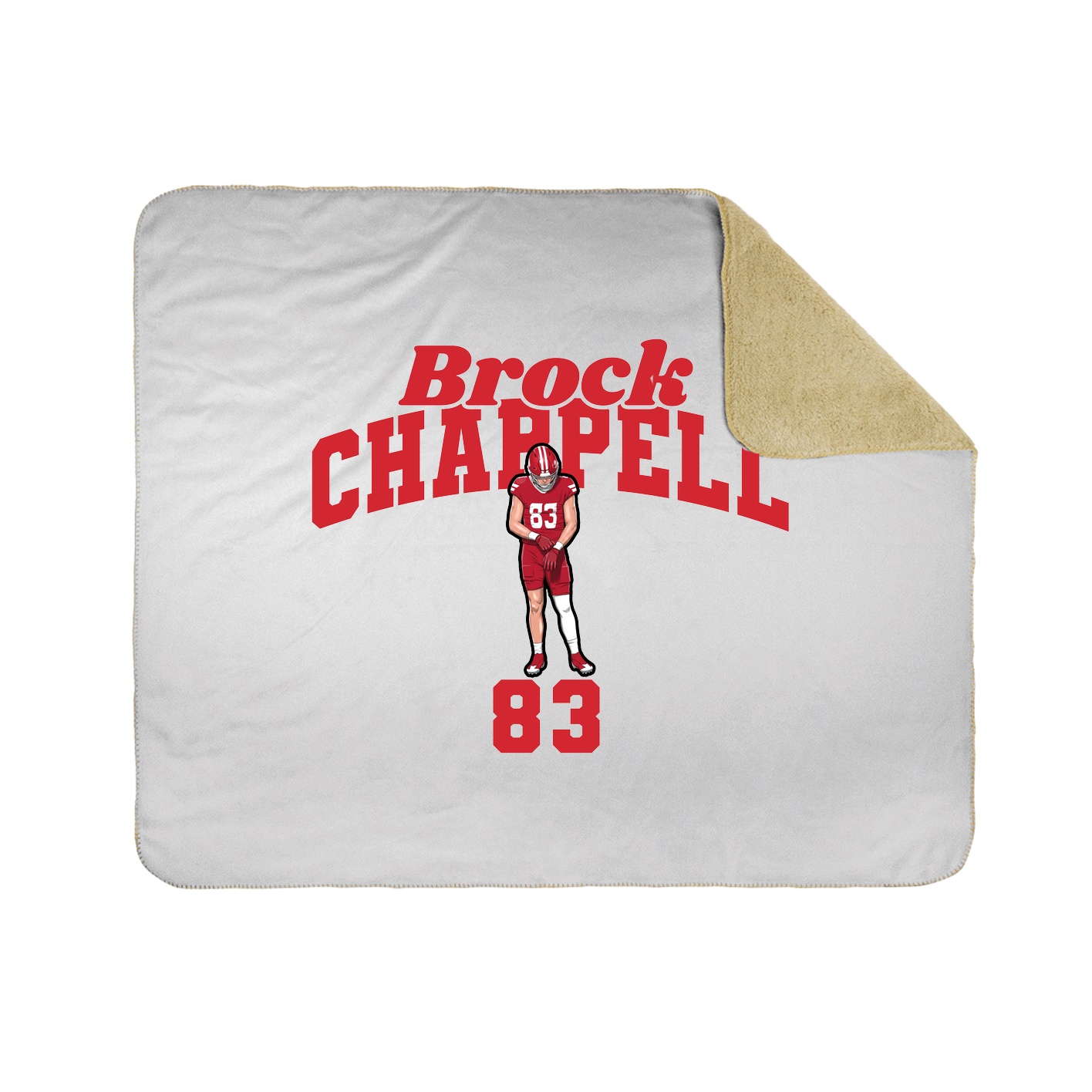 Throw Blanket — Signature Arch in White