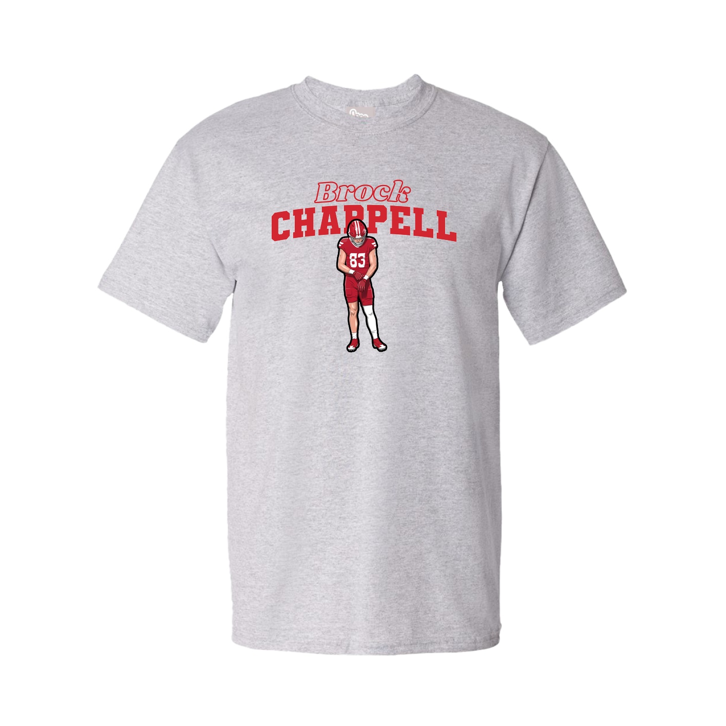 Tee — Name Arch in Grey