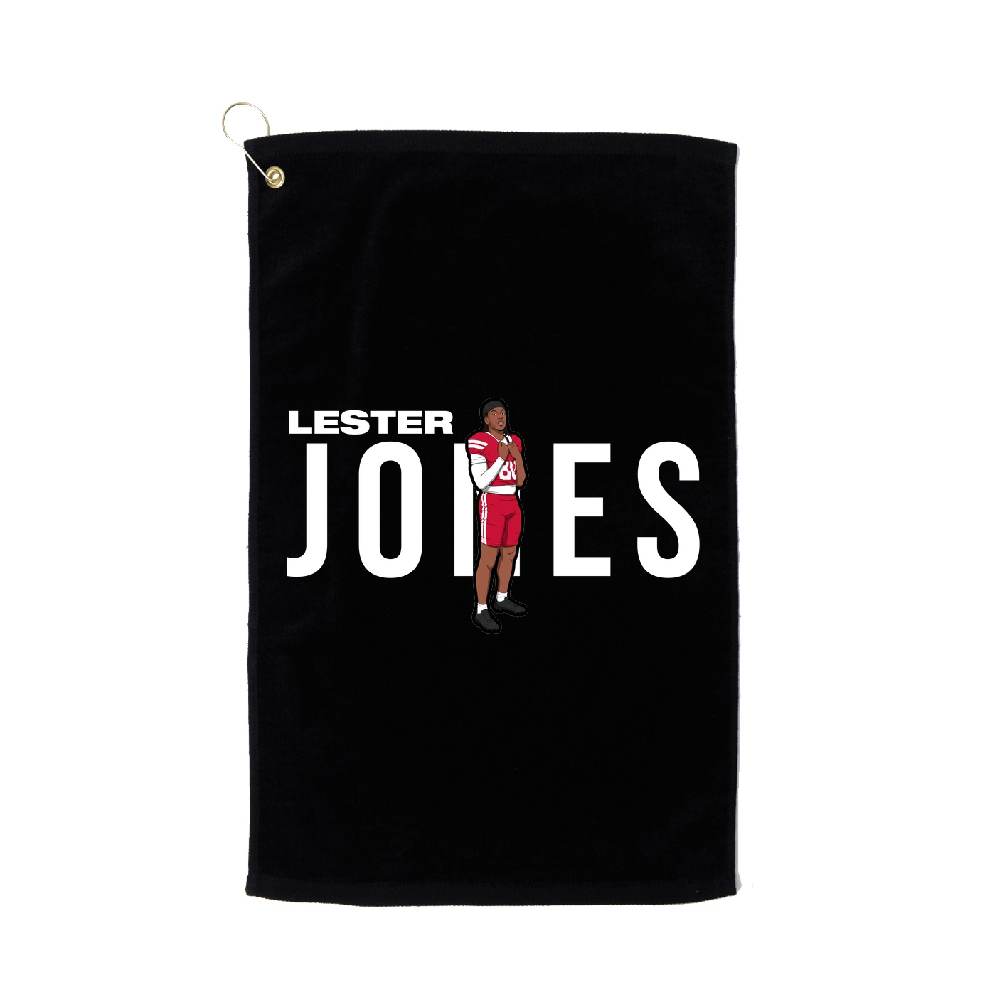 Golf Towel — Player Name in Black