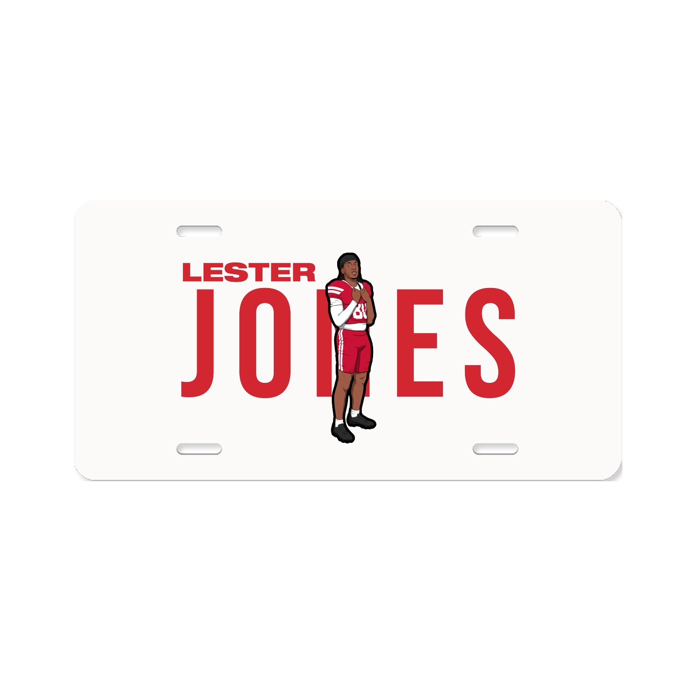 License Plate — Player Name in Classic