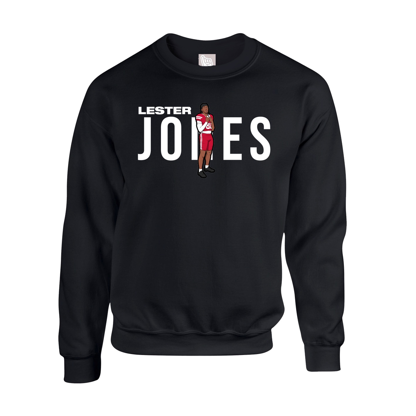 Fleece Crew — Player Name in Black
