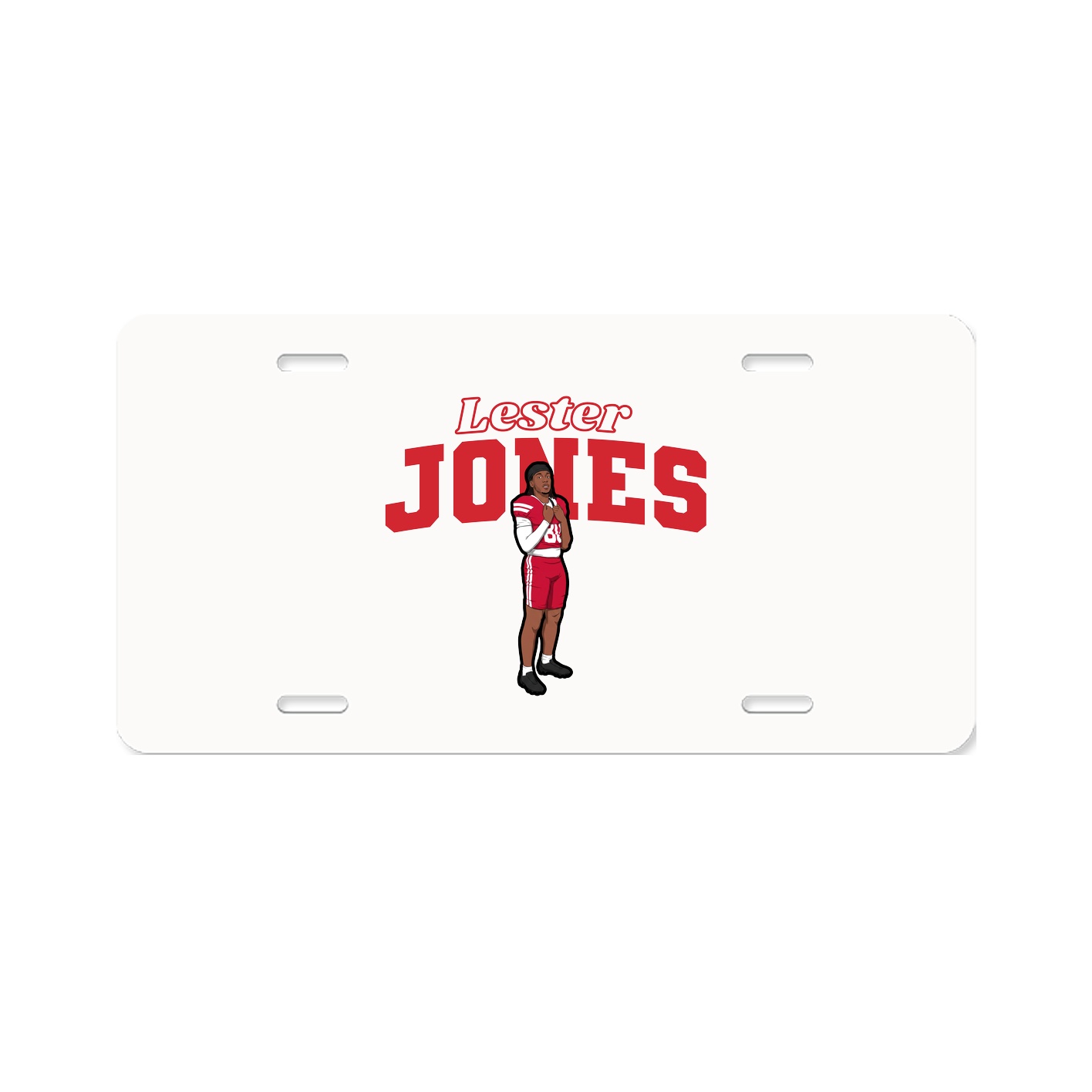 License Plate — Name Arch in Classic