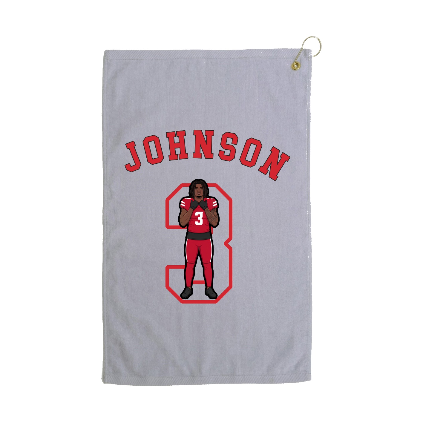 Golf Towel — Shirsey Arch in Grey