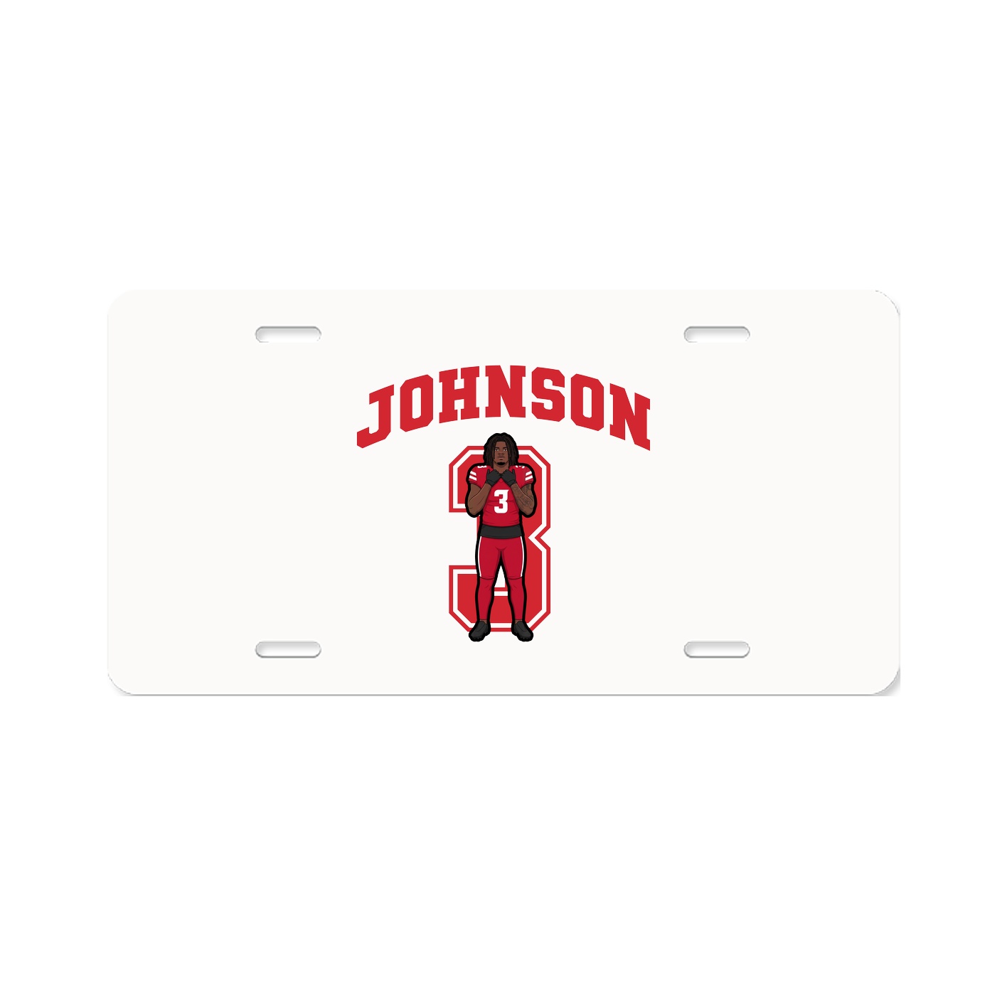 License Plate — Number in Classic