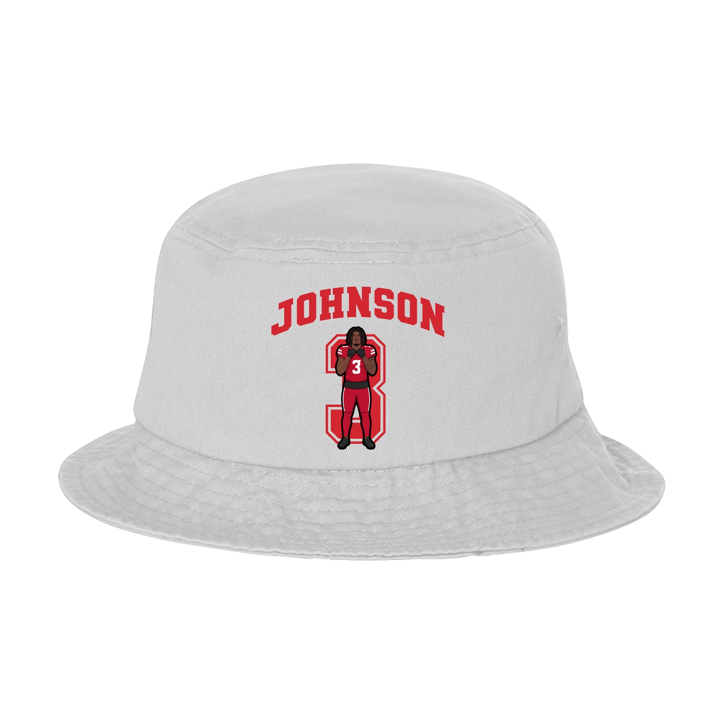 Bucket Cap — Number in White