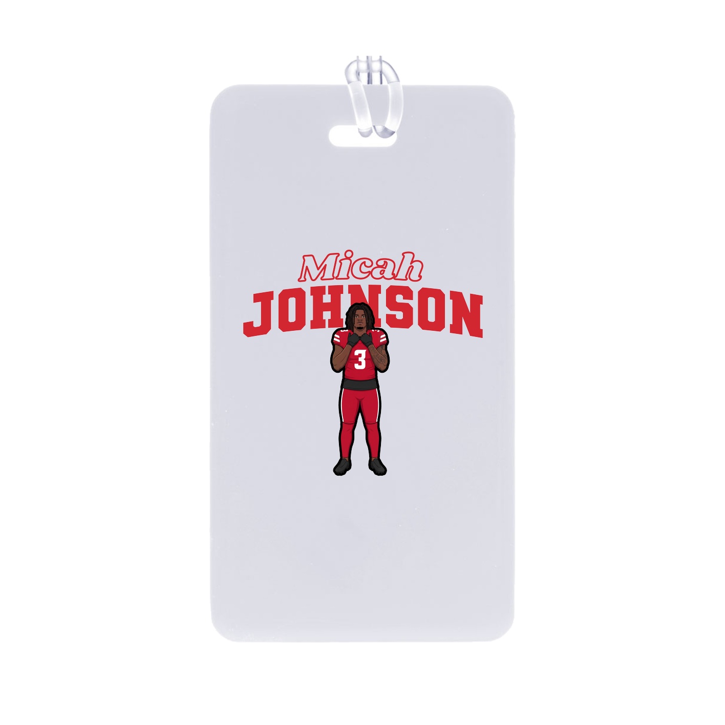Bag Tag — Name Arch in Classic