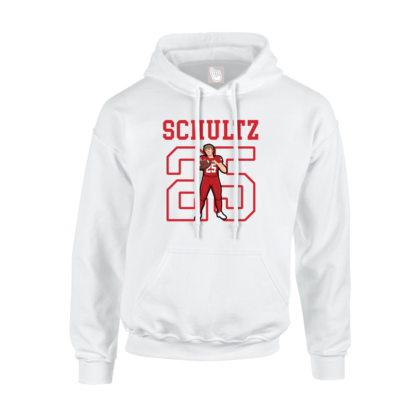 Youth Hoodie — Shirsey in White