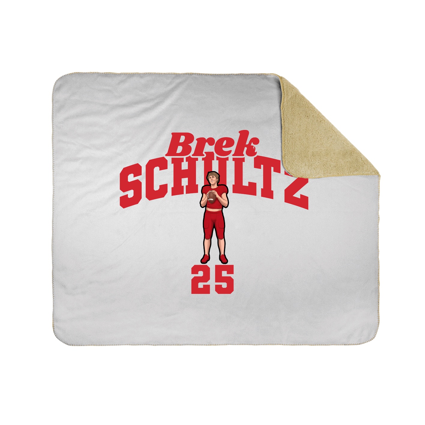 Throw Blanket — Signature Arch in White