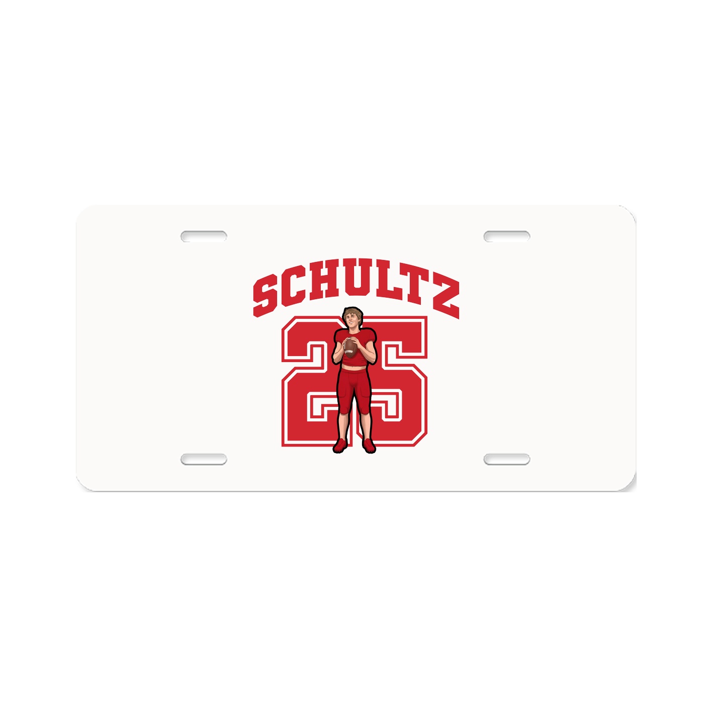 License Plate — Number in Classic