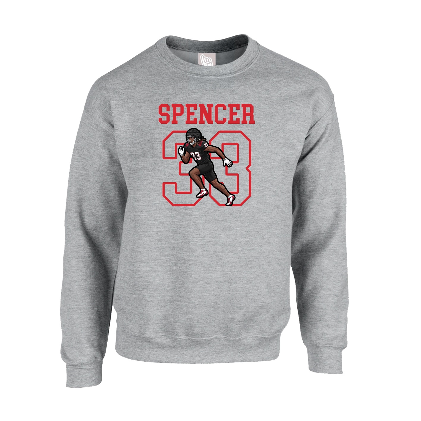 Fleece Crew — Shirsey in Grey