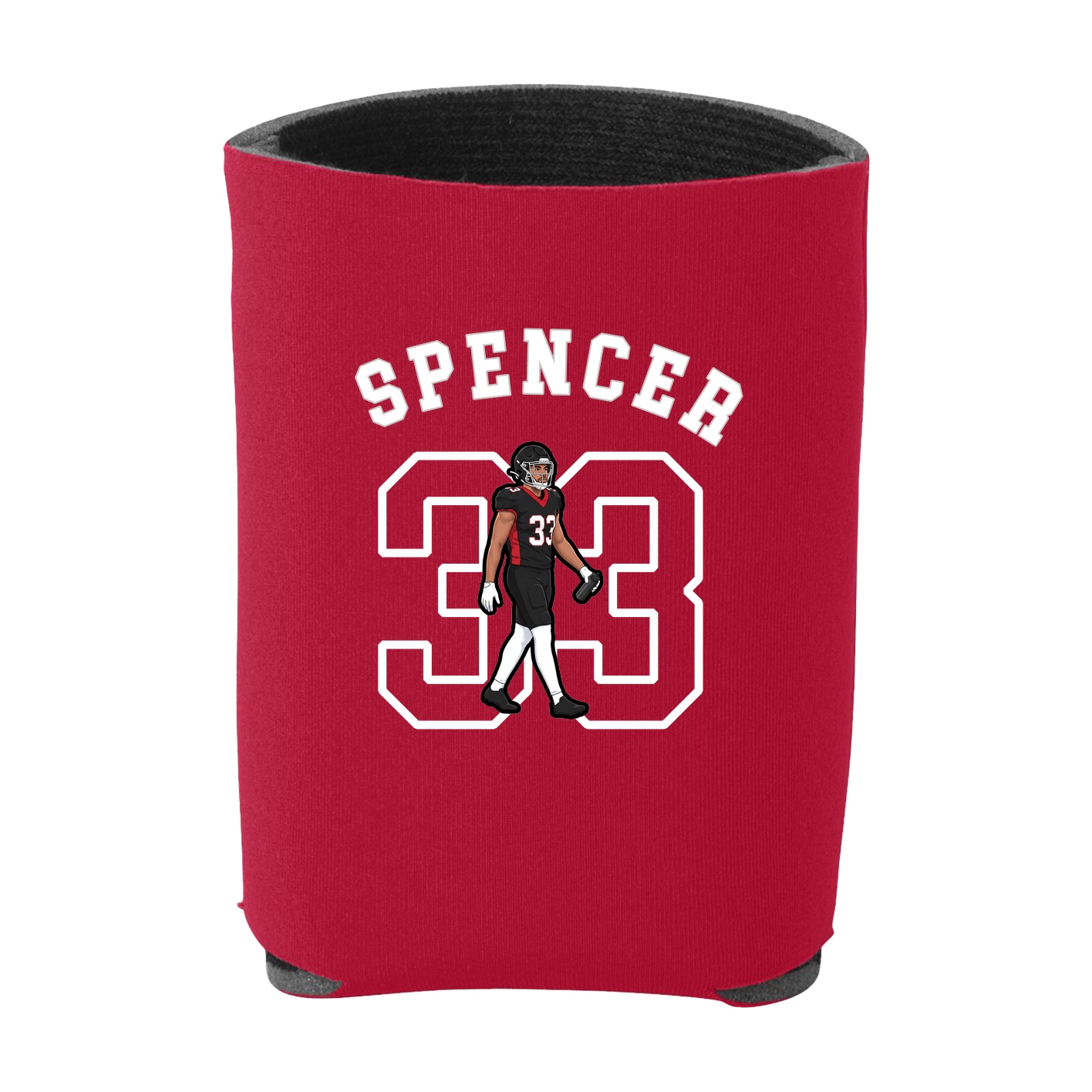 Can Holder — Shirsey Arch in Red