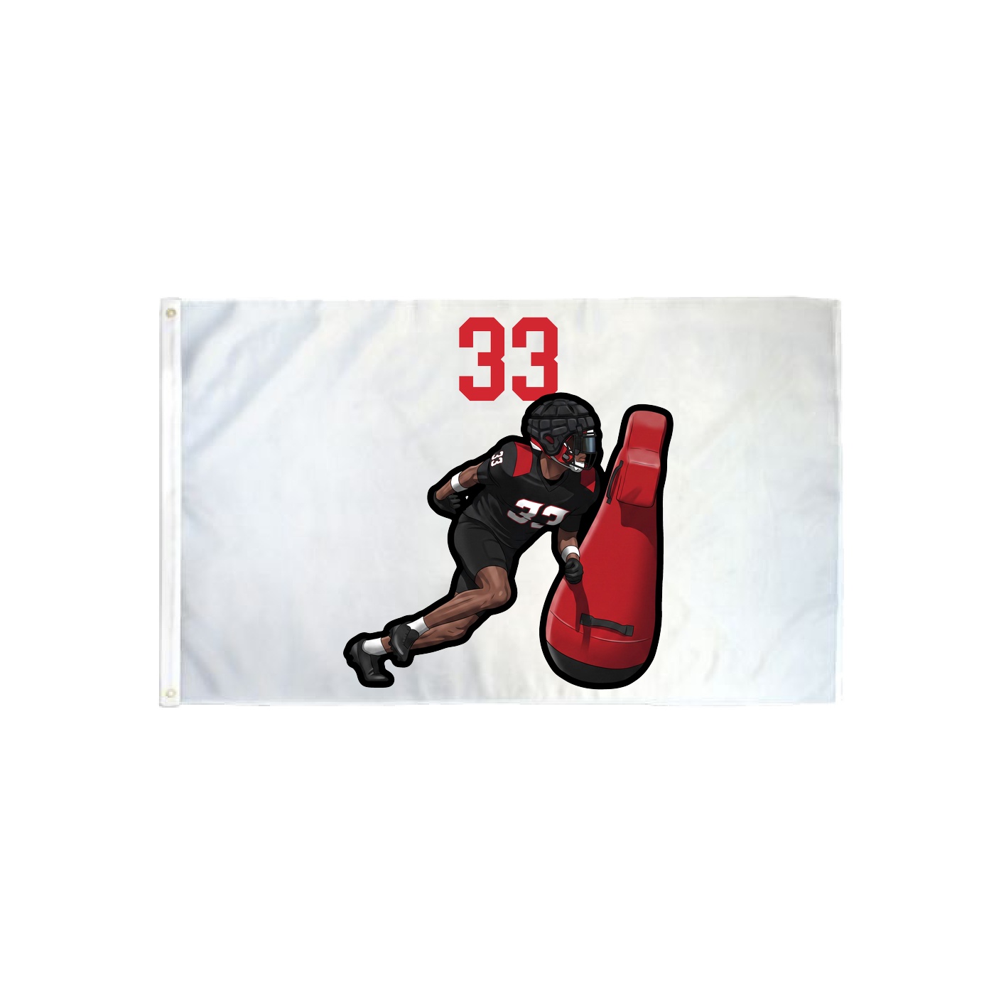 3x5 Flag — Number Top in Classic