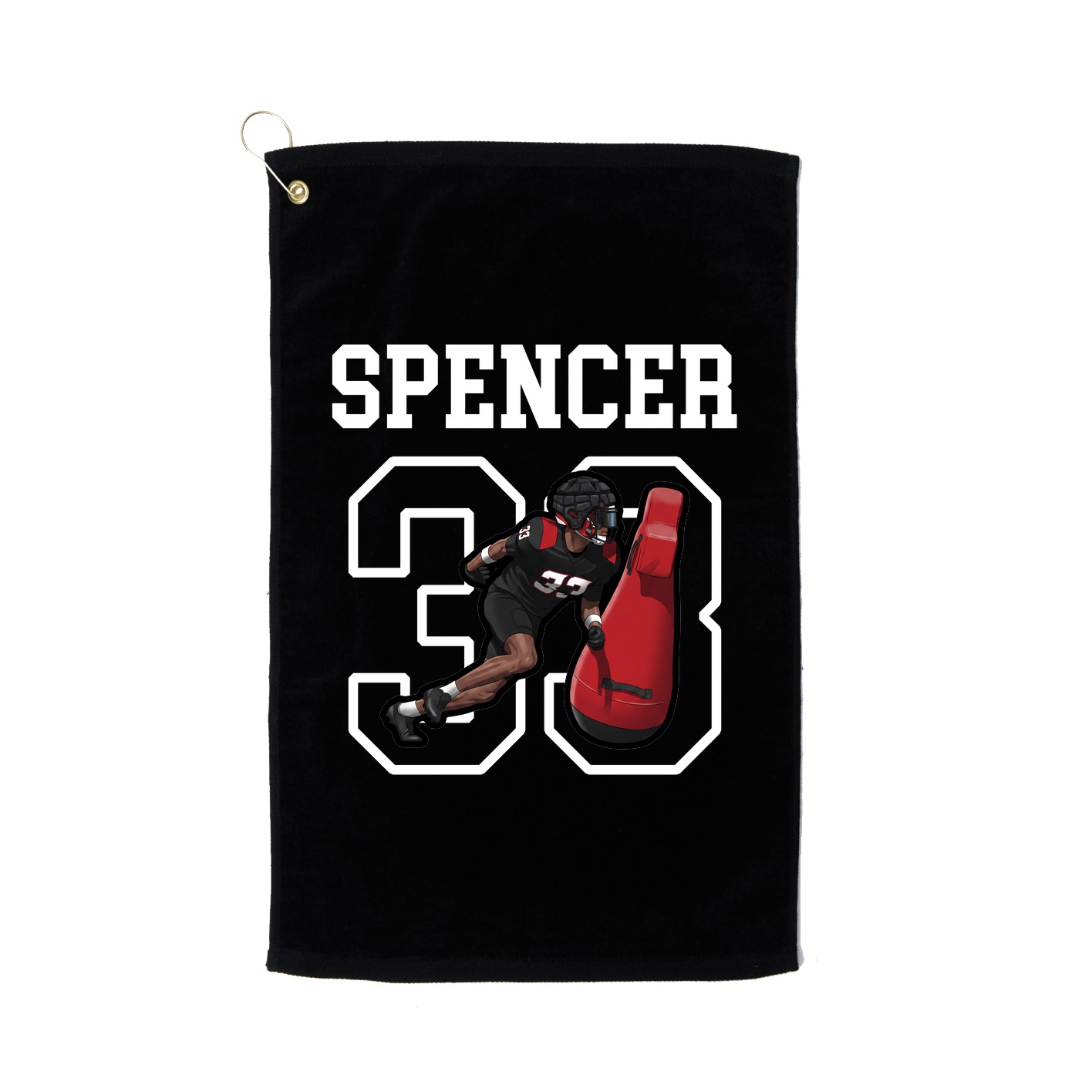 Golf Towel — Shirsey in Black