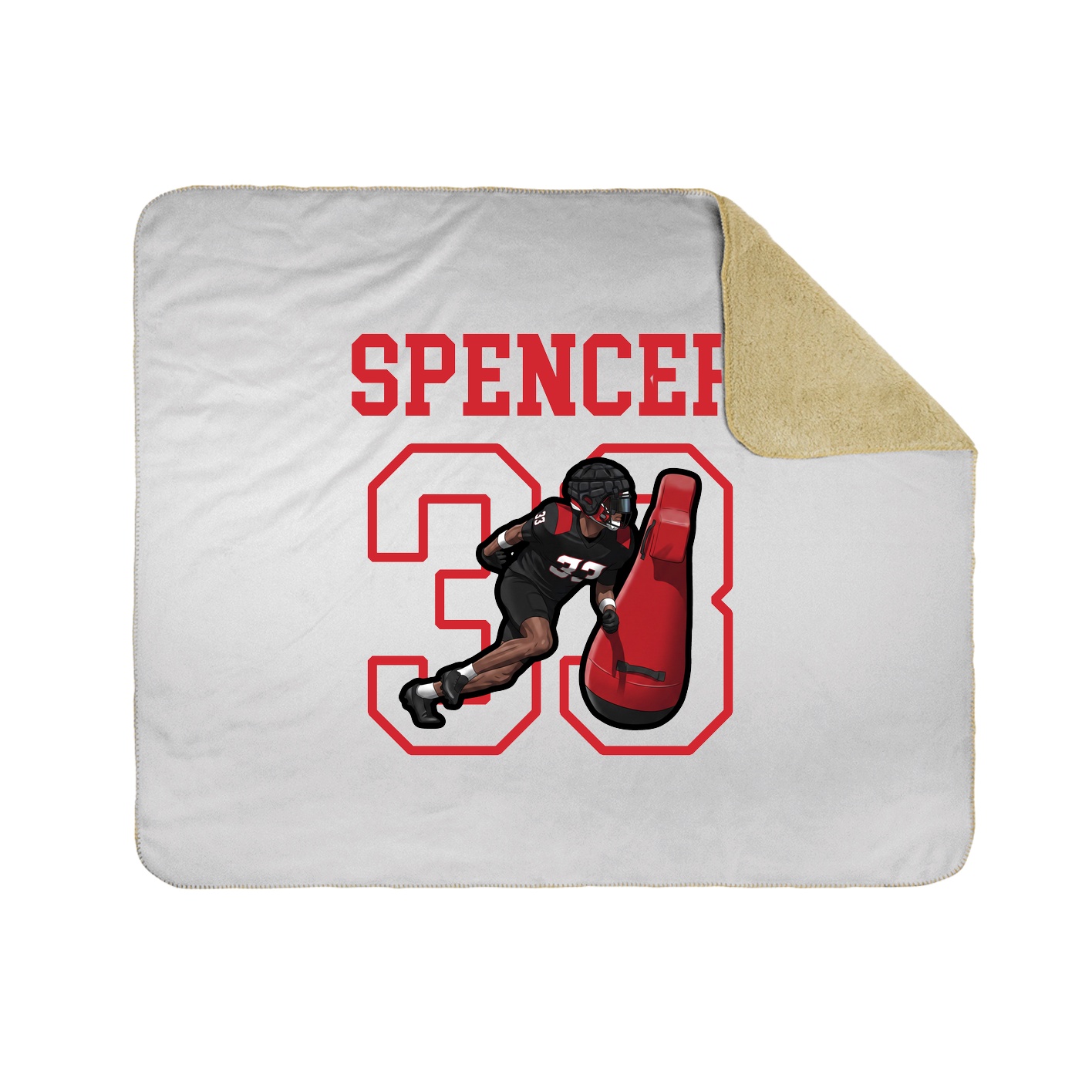 Throw Blanket — Shirsey in White