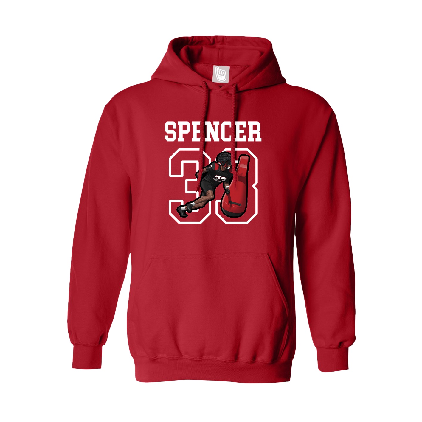 Hoodie — Shirsey in Red