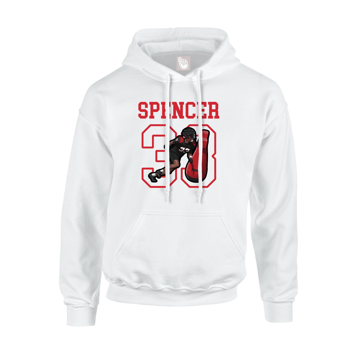 Youth Hoodie — Shirsey in White