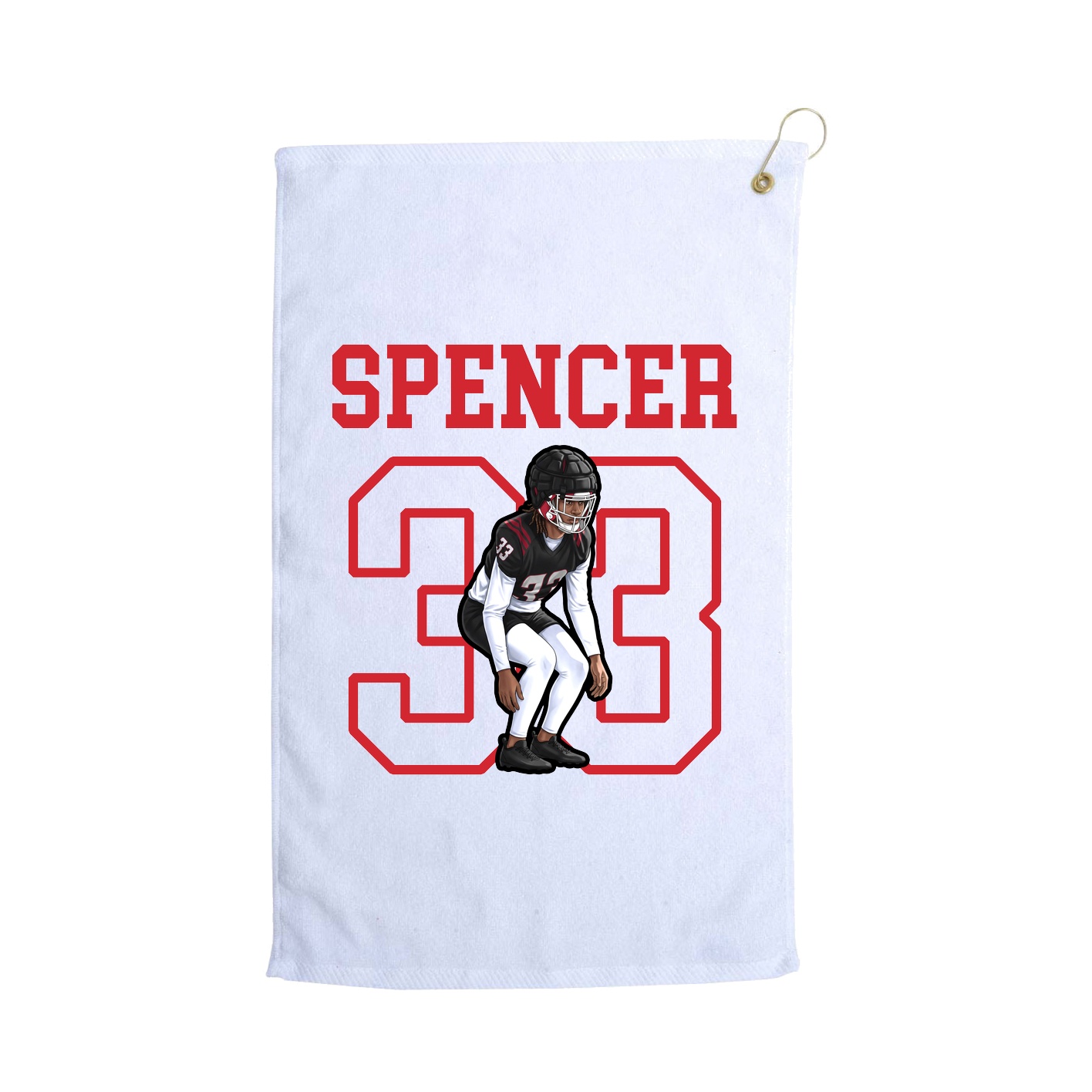 Golf Towel — Shirsey in White
