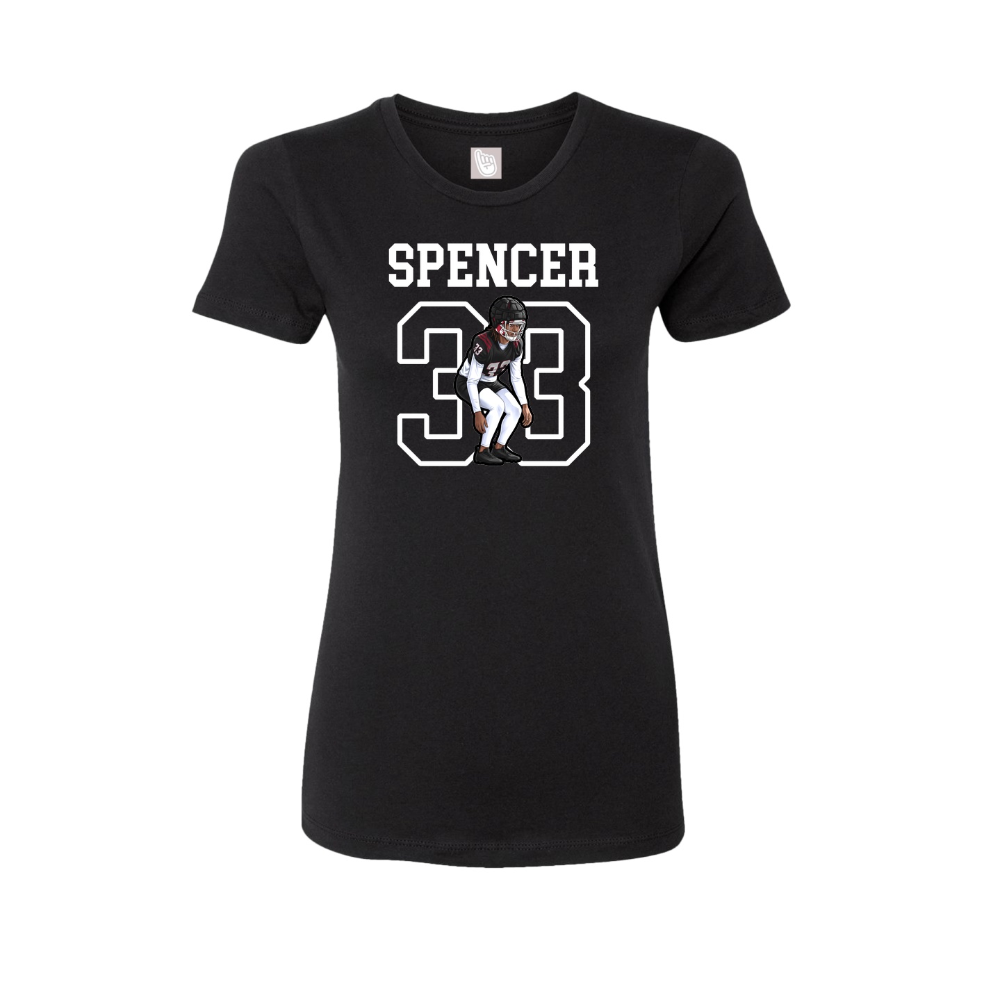 Fitted Women's Tee — Shirsey in Black
