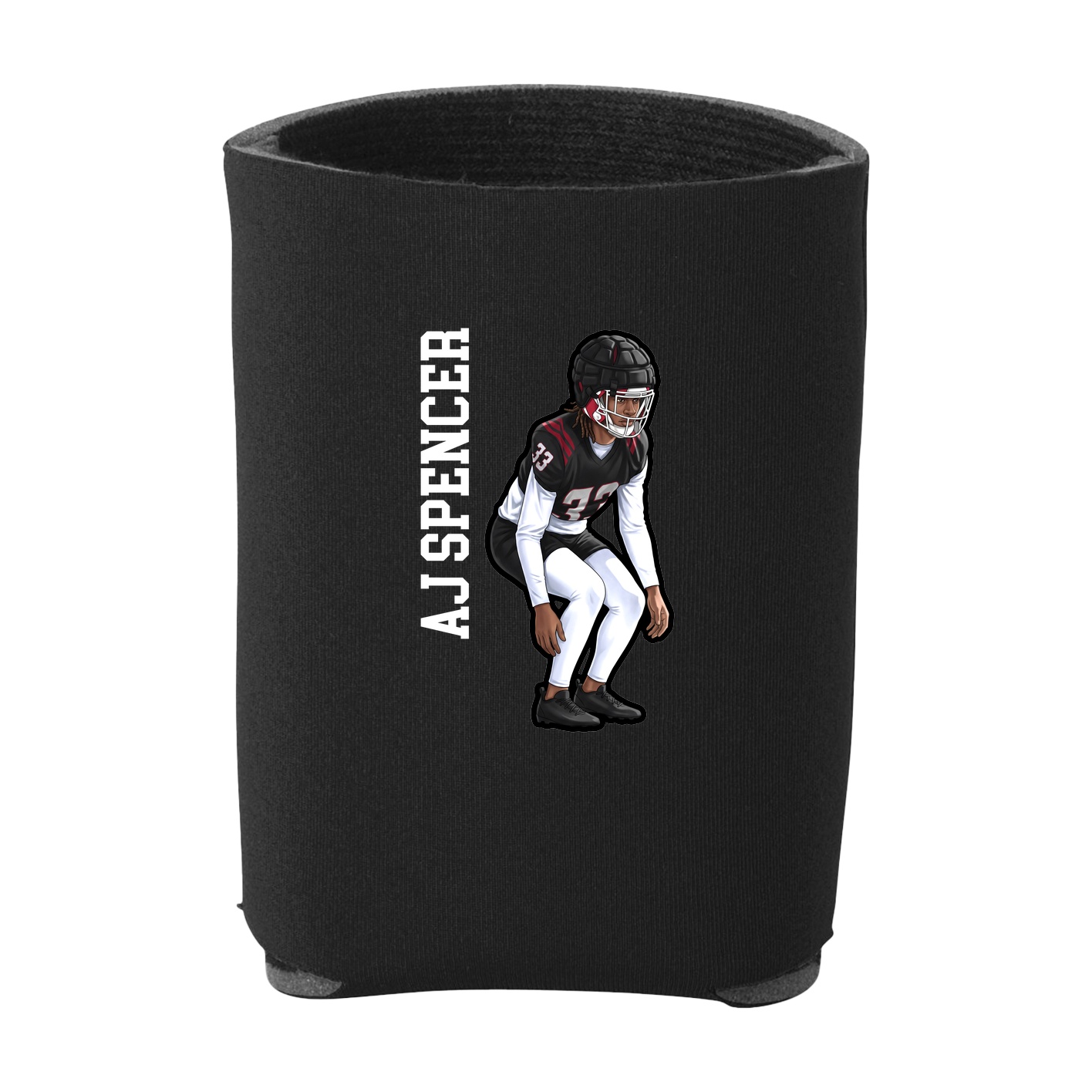 Can Holder — Name Vertical in Black