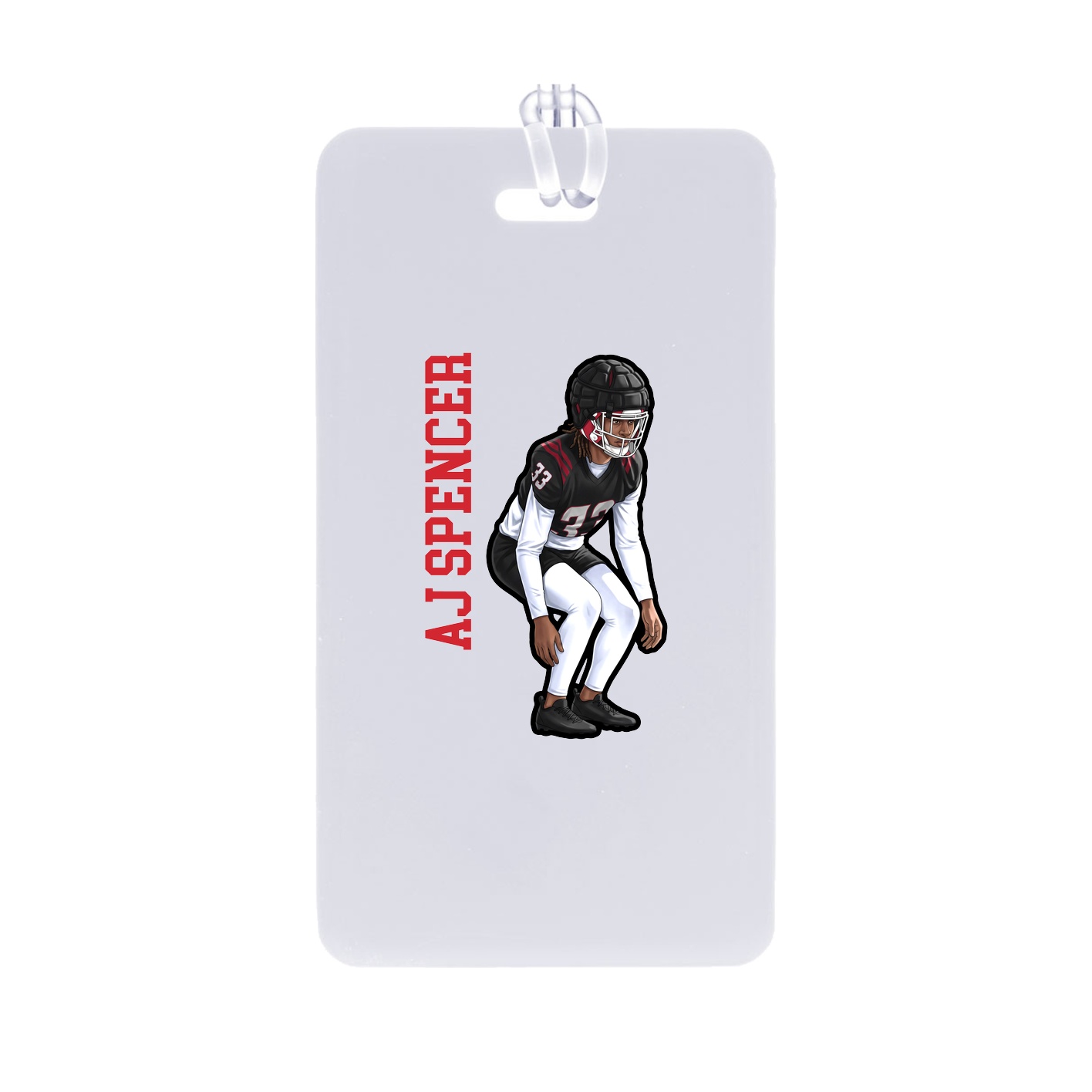 Bag Tag — Name Vertical in Classic