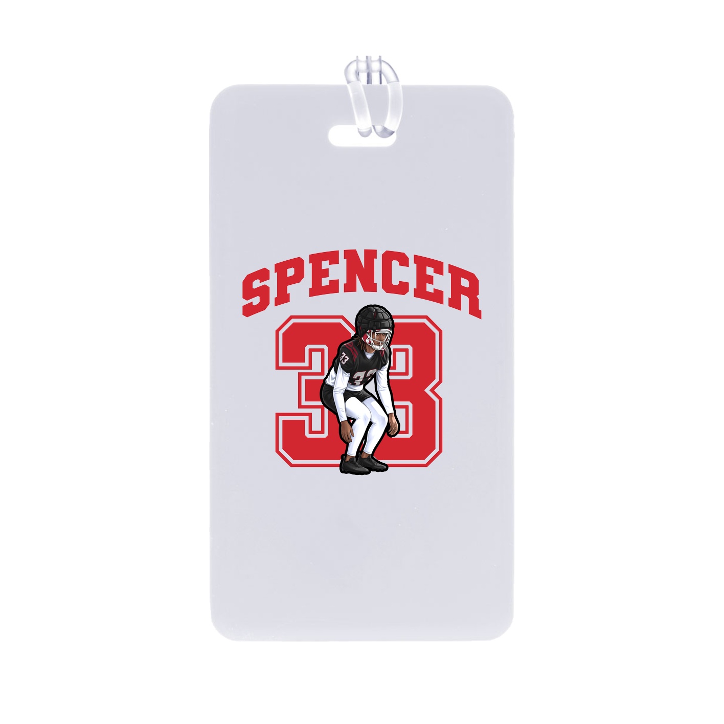 Bag Tag — Number in Classic