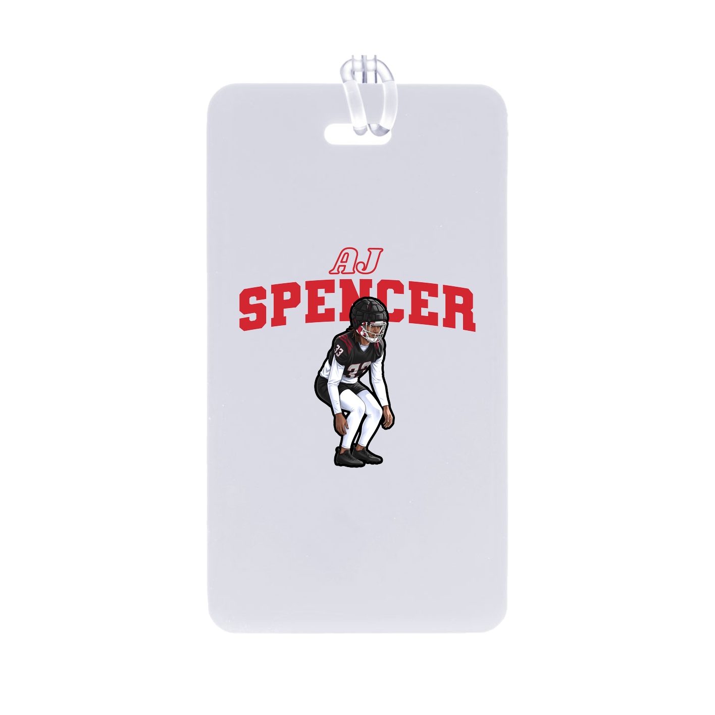 Bag Tag — Name Arch in Classic